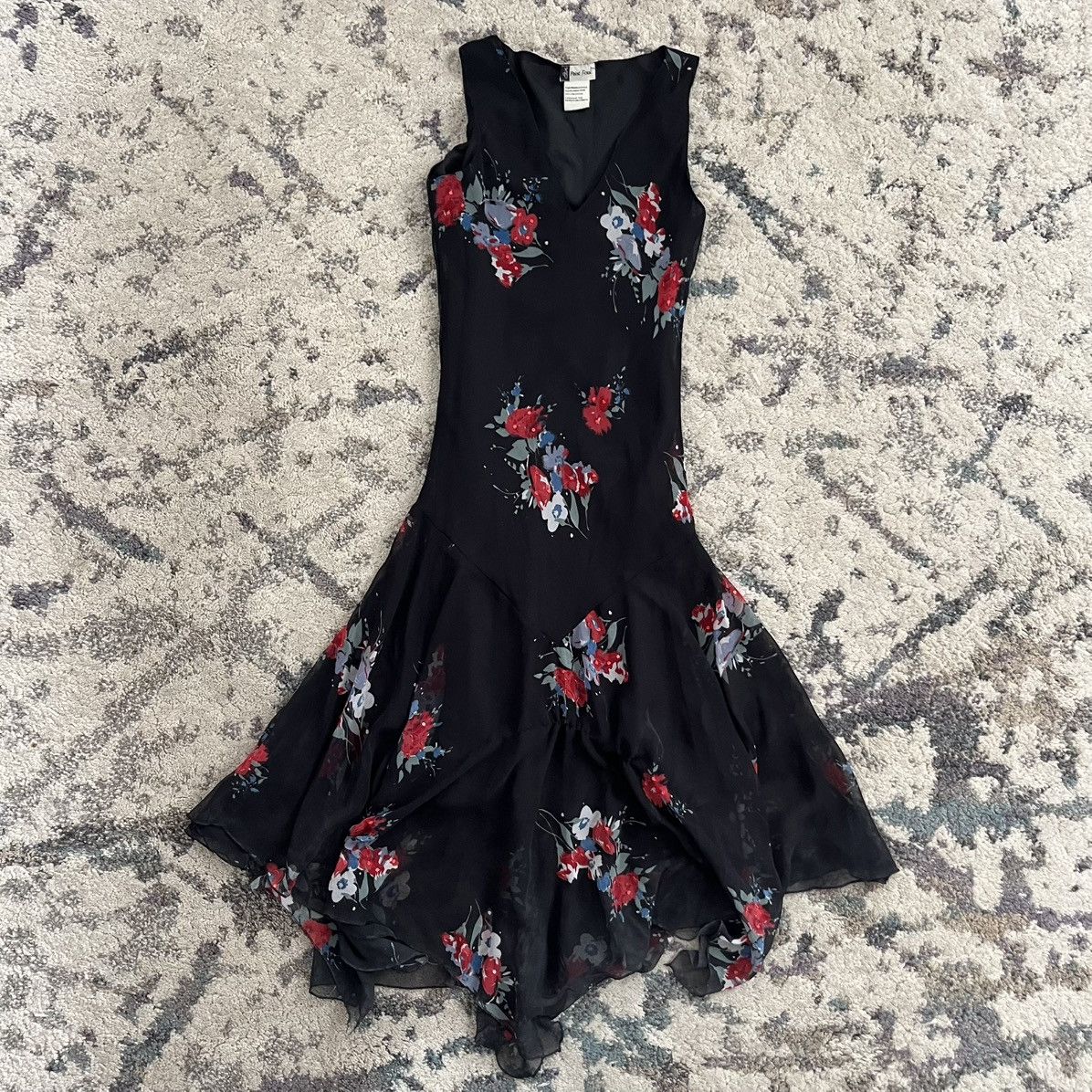 Other Vintage Floral Dress Size M / US 6-8 / IT 42-44 - 1 Thumbnail