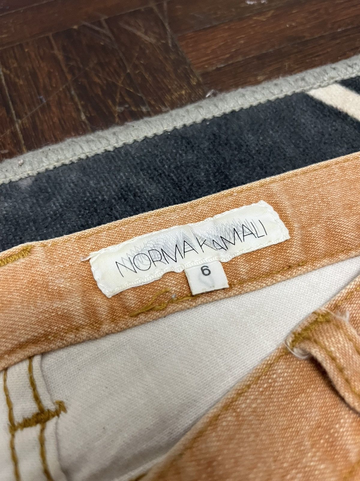 Norma Kamali Norma Kamali FLARE Denim Jeans Size 32" / US 10 / IT 46 - 8 Thumbnail