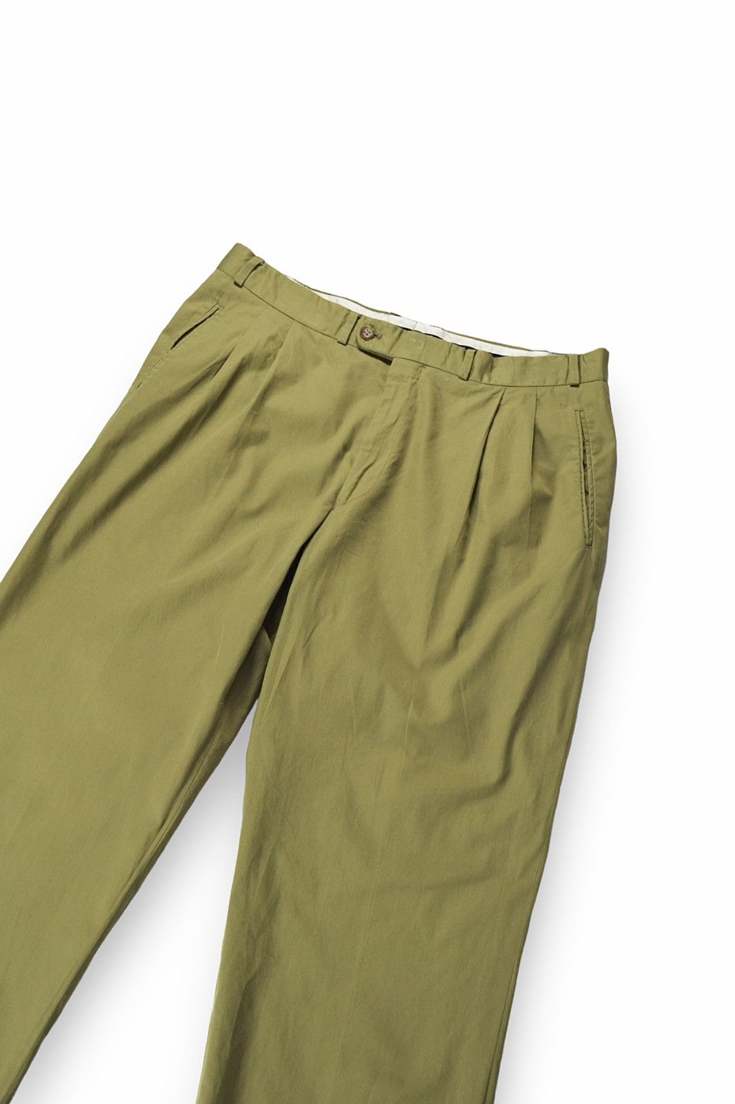 Burberry 90s Vintage Burberry's Relaxed FIt Cotton Trousers Pants Size US 34 / EU 50 - 5 Thumbnail