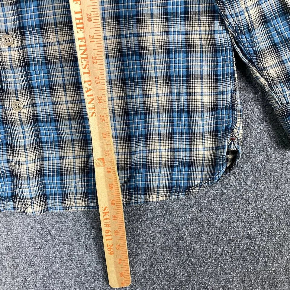 Lucky Brand Lucky Brand Shirt Men's XL Dungarees Plaid Long Sleeve Size US XL / EU 56 / 4 - 5 Thumbnail