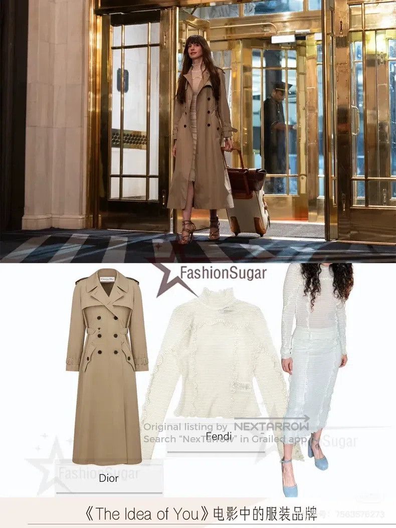 Fendi Fendi Beige Flower Edge Long Sleeve Size S / US 4 / IT 40 - 8 Thumbnail