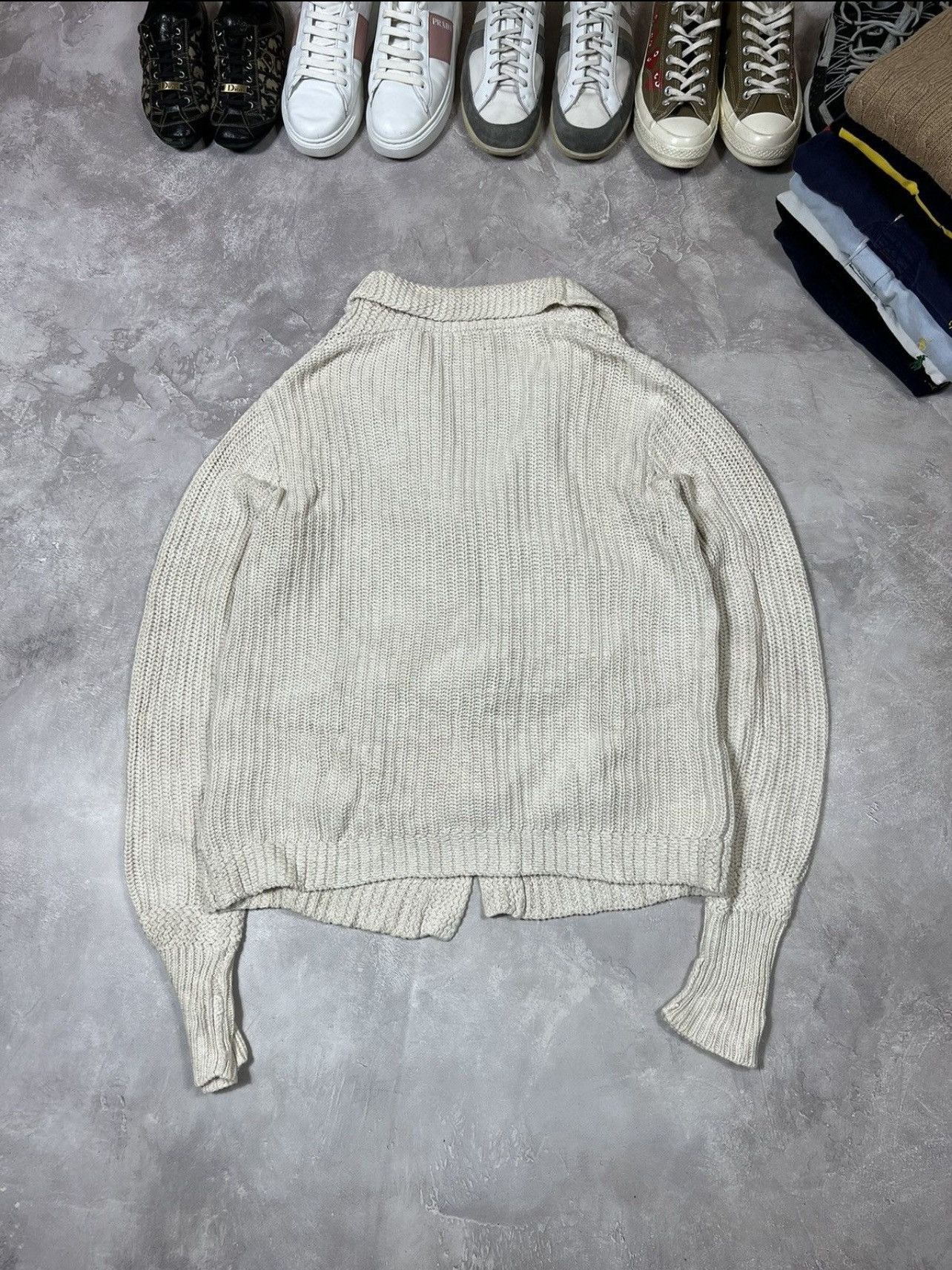 Polo Ralph Lauren × Vintage Vintage Polo Jeans Company Ralph Lauren Knit Cardigan Size US XL / EU 56 / 4 - 10 Thumbnail