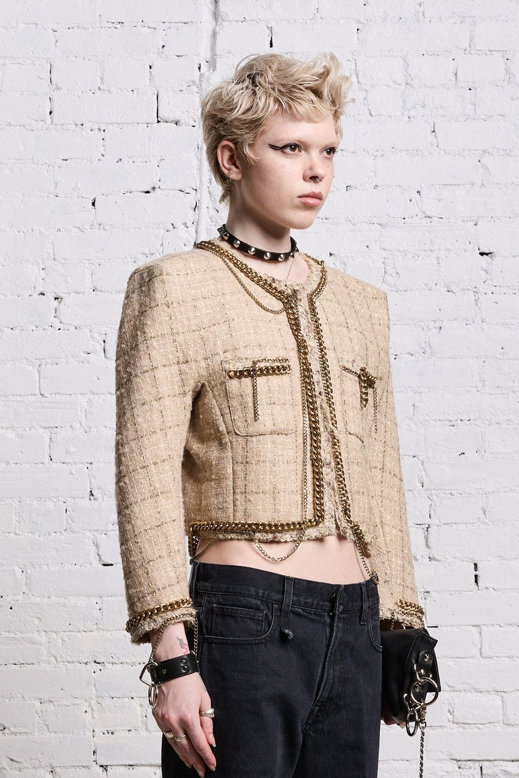 R13 Square shoulder jacket. Size large Size L / US 10 / IT 46 - 4 Thumbnail