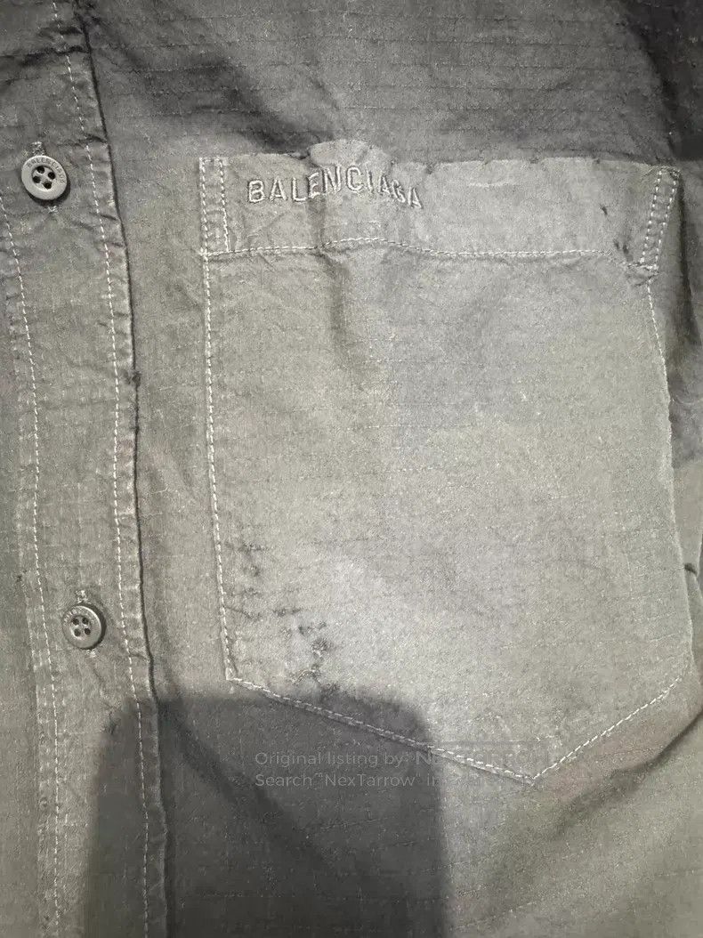 Balenciaga Balenciaga Black Faded Shirt Size US M / EU 48-50 / 2 - 5 Thumbnail