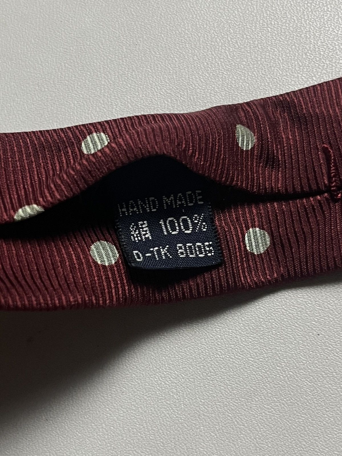 Burberry 00s Burbbery Polkadot hand made tie Size ONE SIZE - 5 Thumbnail