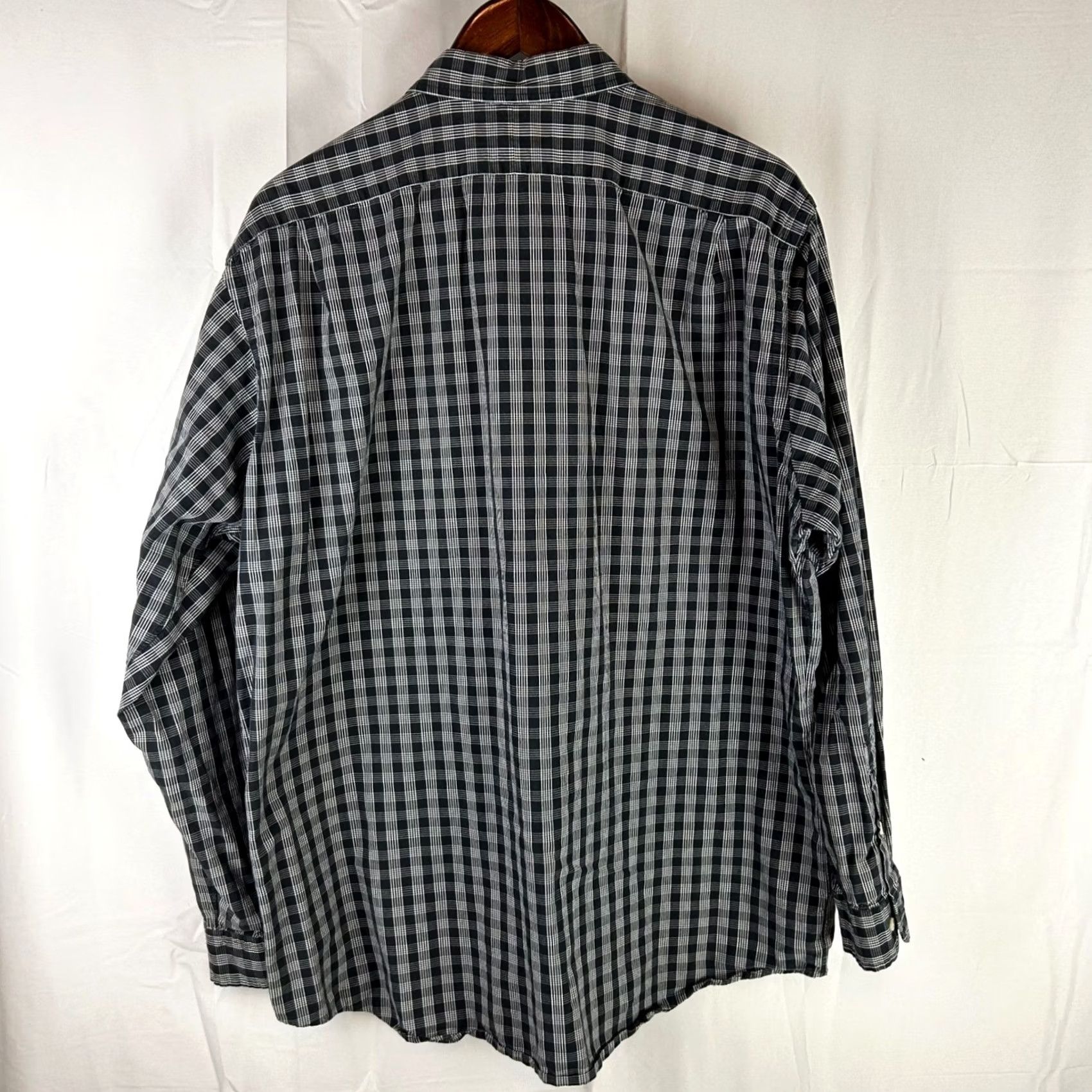 Polo Ralph Lauren Polo Ralph Lauren Button Down Shirt Men XL Black White Plaid Lowell Sport Cotton Shirt Size US XL / EU 56 / 4 - 7 Thumbnail