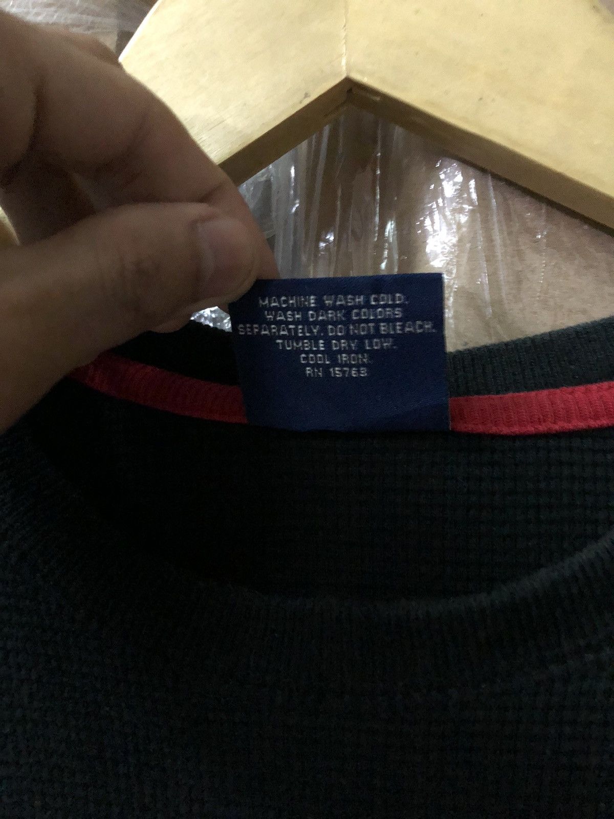 Polo Ralph Lauren × Vintage Polo Ralph Lauren Black Thermal Large Size US S / EU 44-46 / 1 - 4 Thumbnail