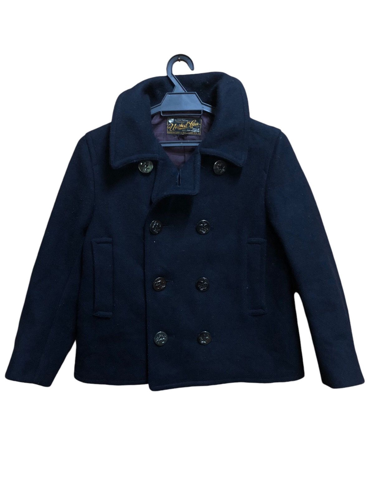 Buzz Rickson's United Carr by Buzz Rickson MFG co Wool PeaCoat Size XS / US 0-2 / IT 36-38 - 1 Thumbnail