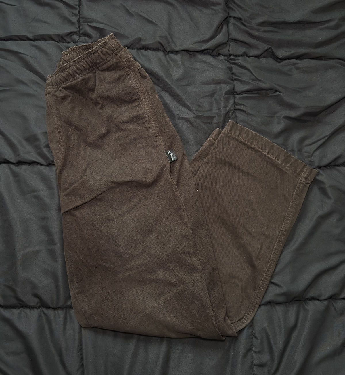 Stussy Stussy Brown Brushed Beach Pants Size US 30 / EU 46 - 1 Thumbnail