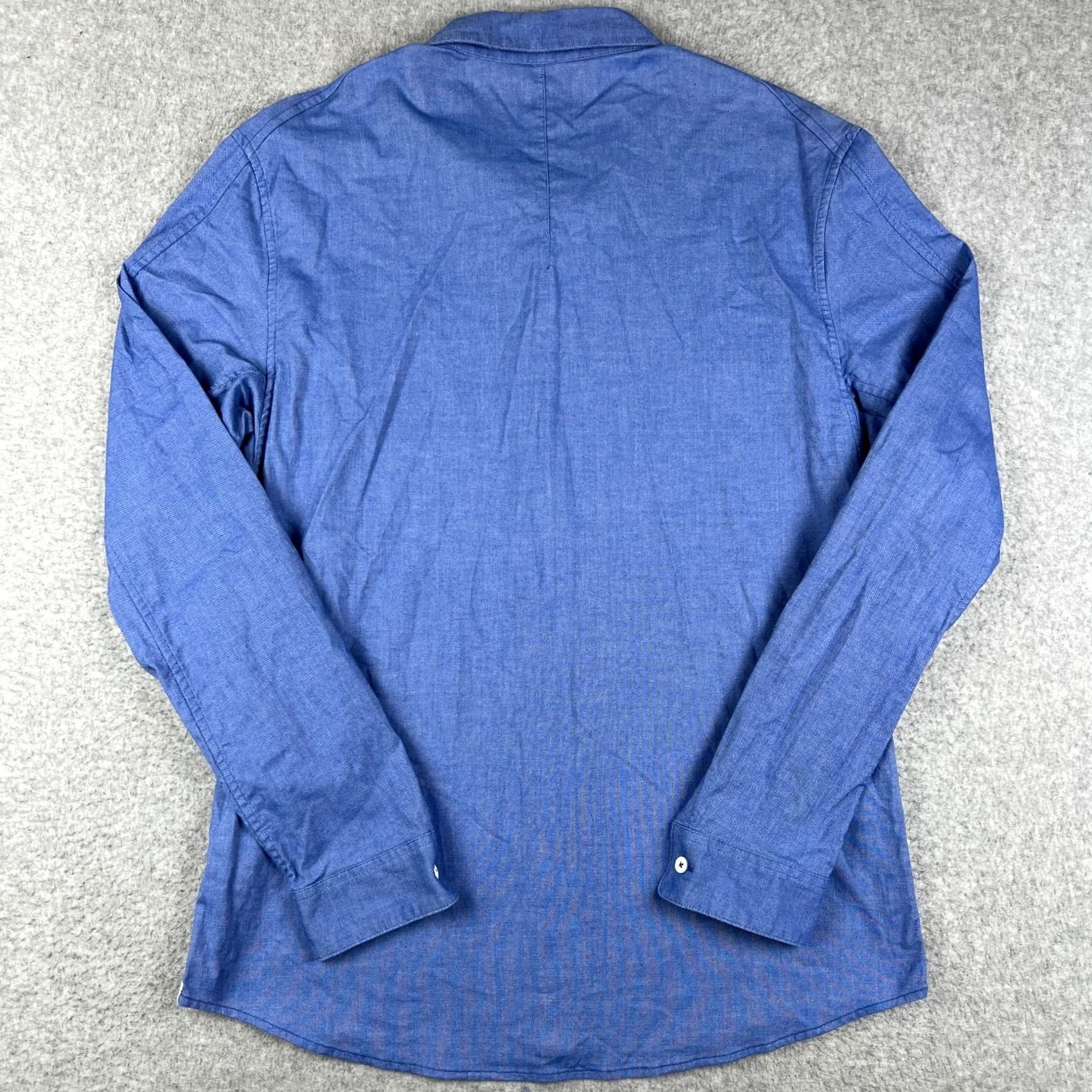 Lululemon Lululemon Commission Stretch Button Shirt Large Mens Blue Long Sleeve Size US L / EU 52-54 / 3 - 2 Thumbnail