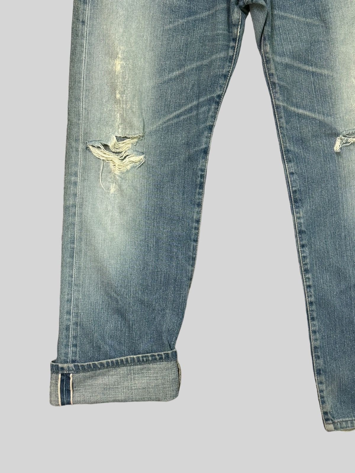 If Six Was Nine Vintage EDWIN 505X Redline selvedge Denim Jeans Size US 31 - 4 Thumbnail