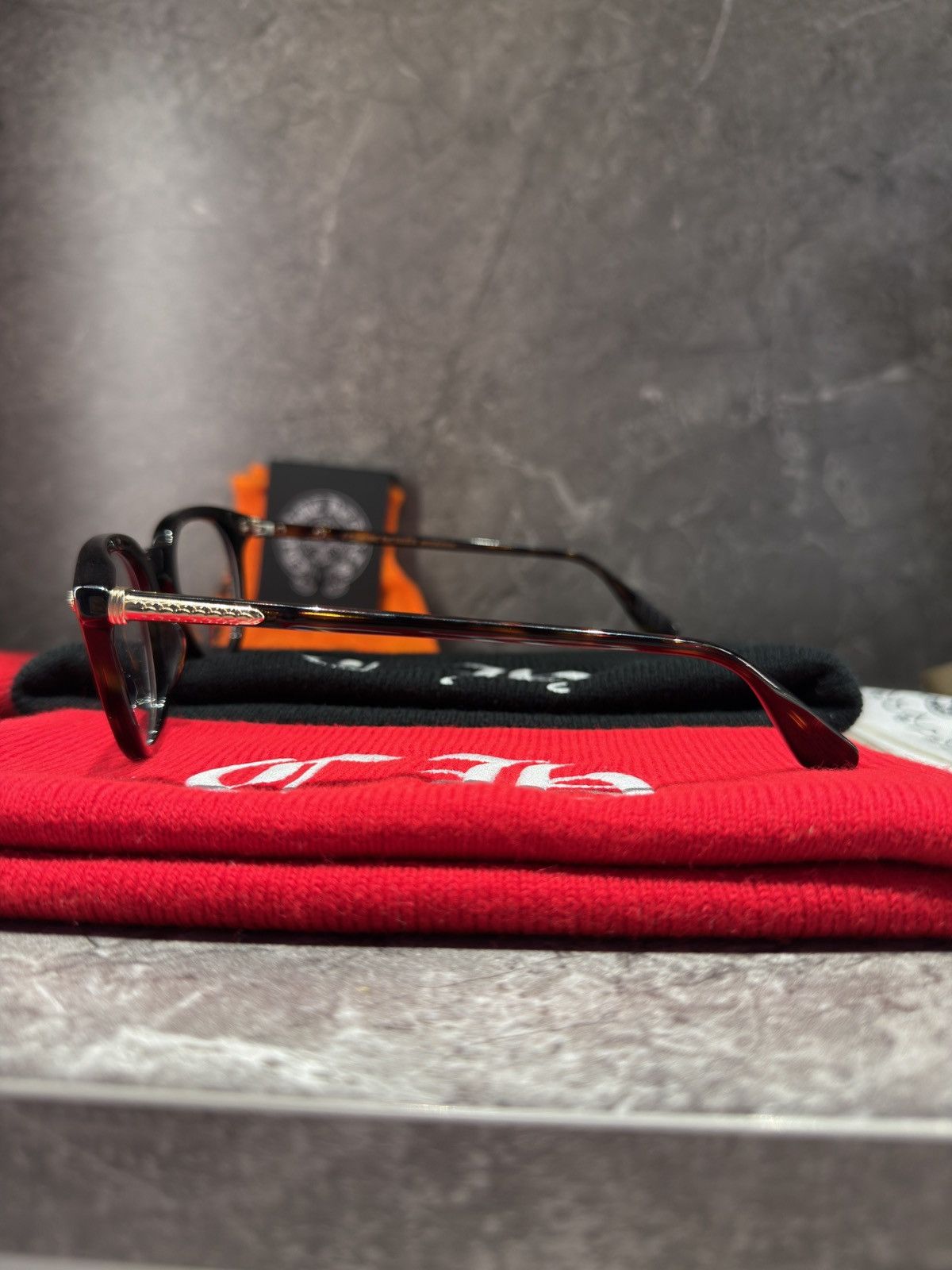 Chrome Hearts Chrome Hearts Just In Brown Glasses Size ONE SIZE - 5 Thumbnail