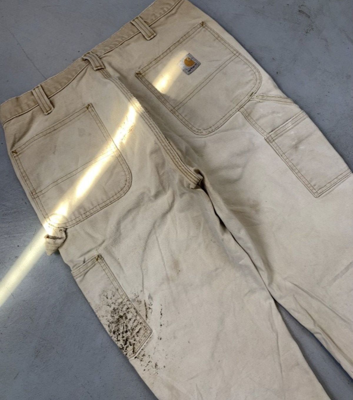 Carhartt Vintage carhartt b136 brn double knee denim Size US 32 / EU 48 - 4 Thumbnail