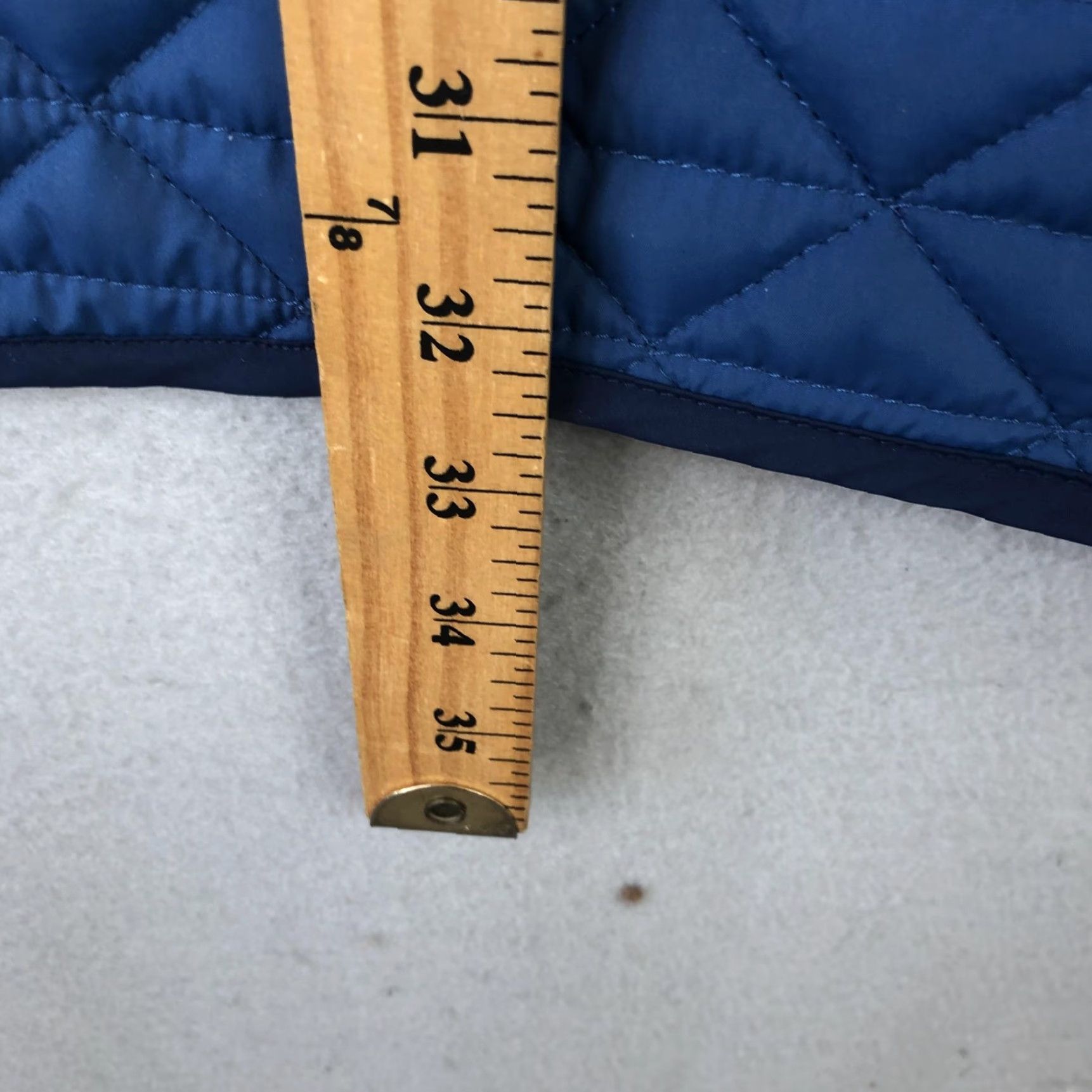 Lands' End VINTAGE Lands' End Jacket Womens S Blue Reversible Quilted Barn Coat Snap Pockets Size S / US 4 / IT 40 - 6 Thumbnail