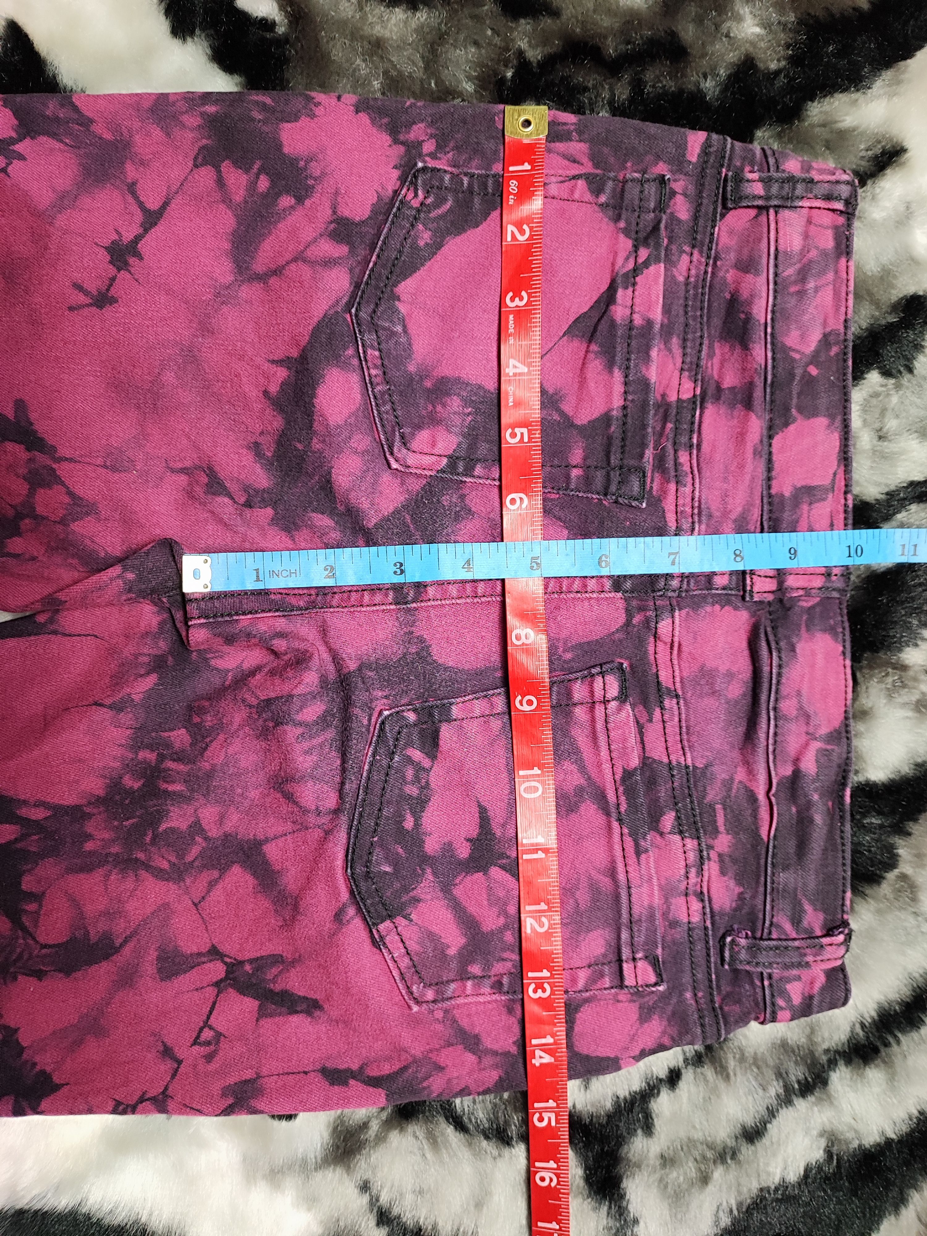 Affliction Tie Dye Jeans Bootcut Art Class Stone Wash Size 26" / US 2 / IT 38 - 8 Thumbnail