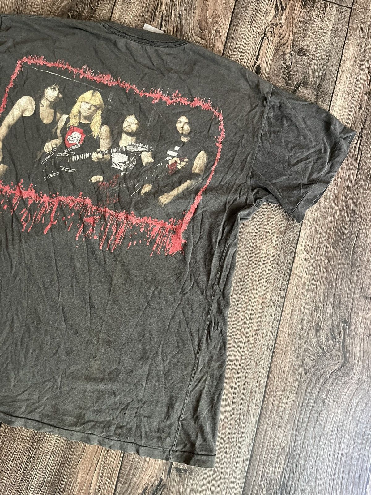 Band Tees Vintage 1990 Slayer T-shirt Single Stitch Brockum Punk Rock Size US M / EU 48-50 / 2 - 13 Thumbnail