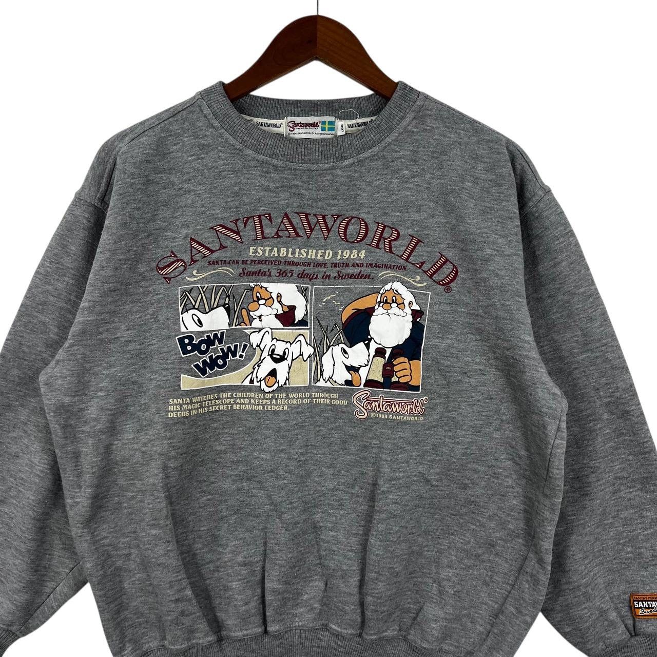 Vintage Vintage 1984 SANTAWORLD CAPTAIN Bow Wow Dog Sweatshirt Size L / US 10 / IT 46 - 5 Thumbnail