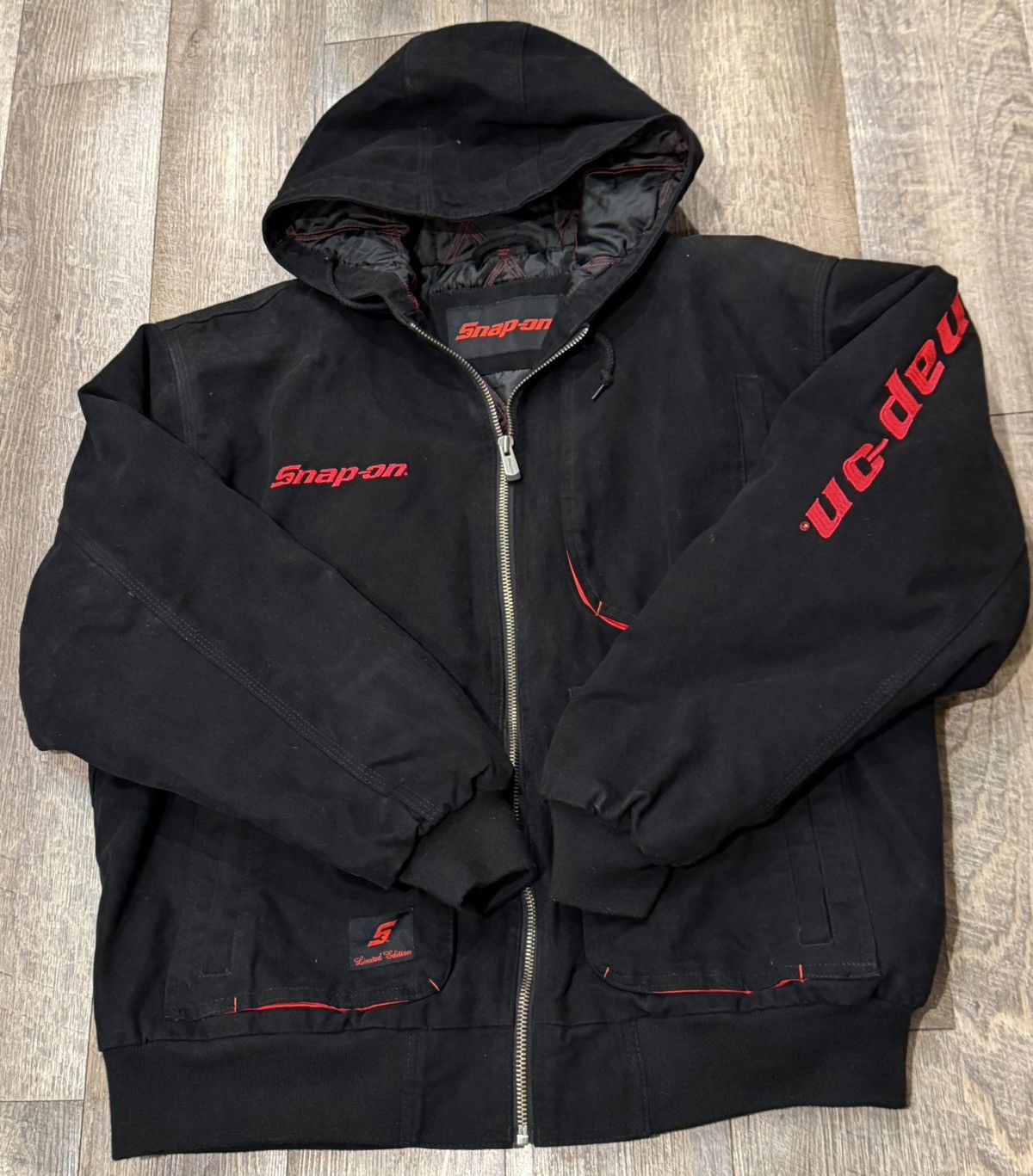 Other Snap-on Tools Limited Edition Hooded Quilted Canvas Jacket Size US XL / EU 56 / 4 - 3 Thumbnail