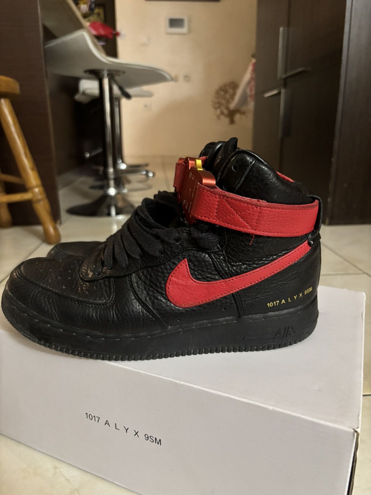 Alyx × Nike NIKE ALYX AIR FOCE 1 HIGH Size US 8.5 / EU 41-42 - 1 Thumbnail