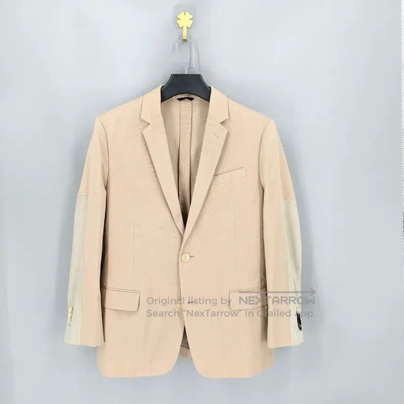 Other Fendi Light Beige Suede Patchwork Blazer Size 52L - 1 Thumbnail