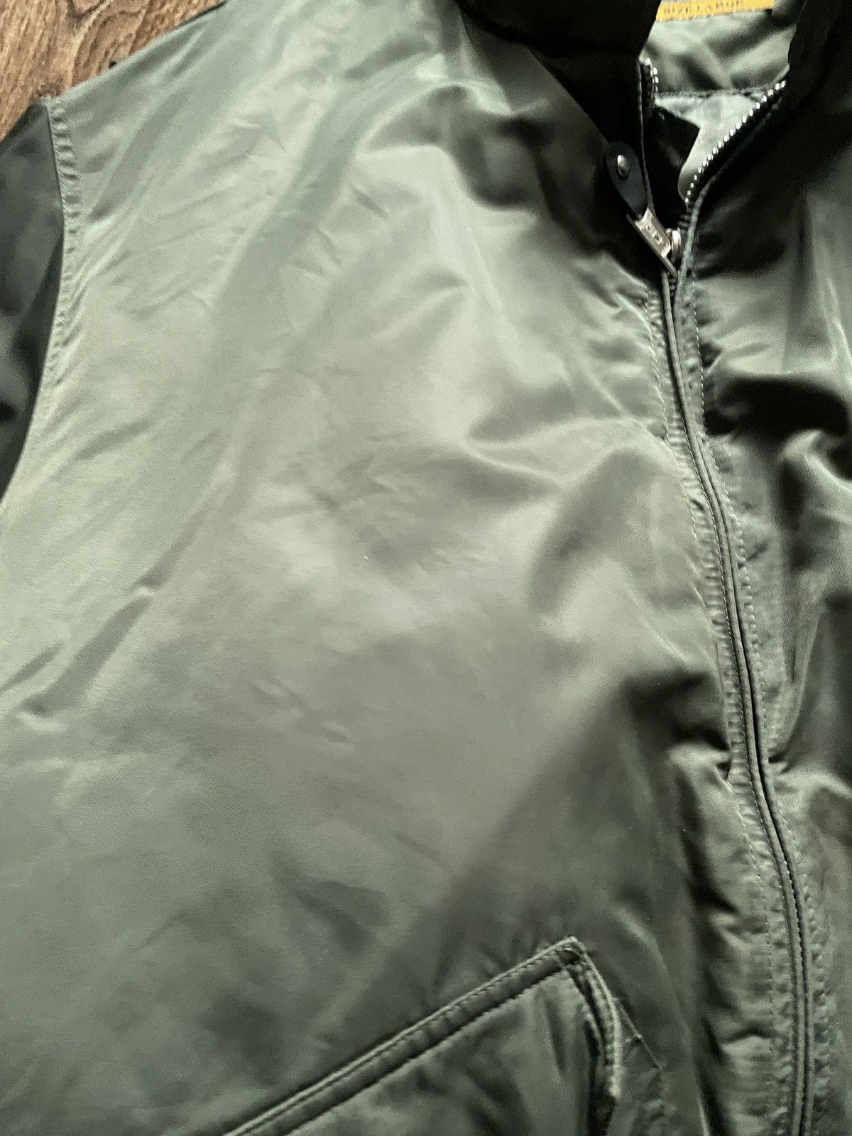 Vintage 90s Vintage MA1 Nylon Bomber Flyers Jacket Military Size US L / EU 52-54 / 3 - 8 Thumbnail