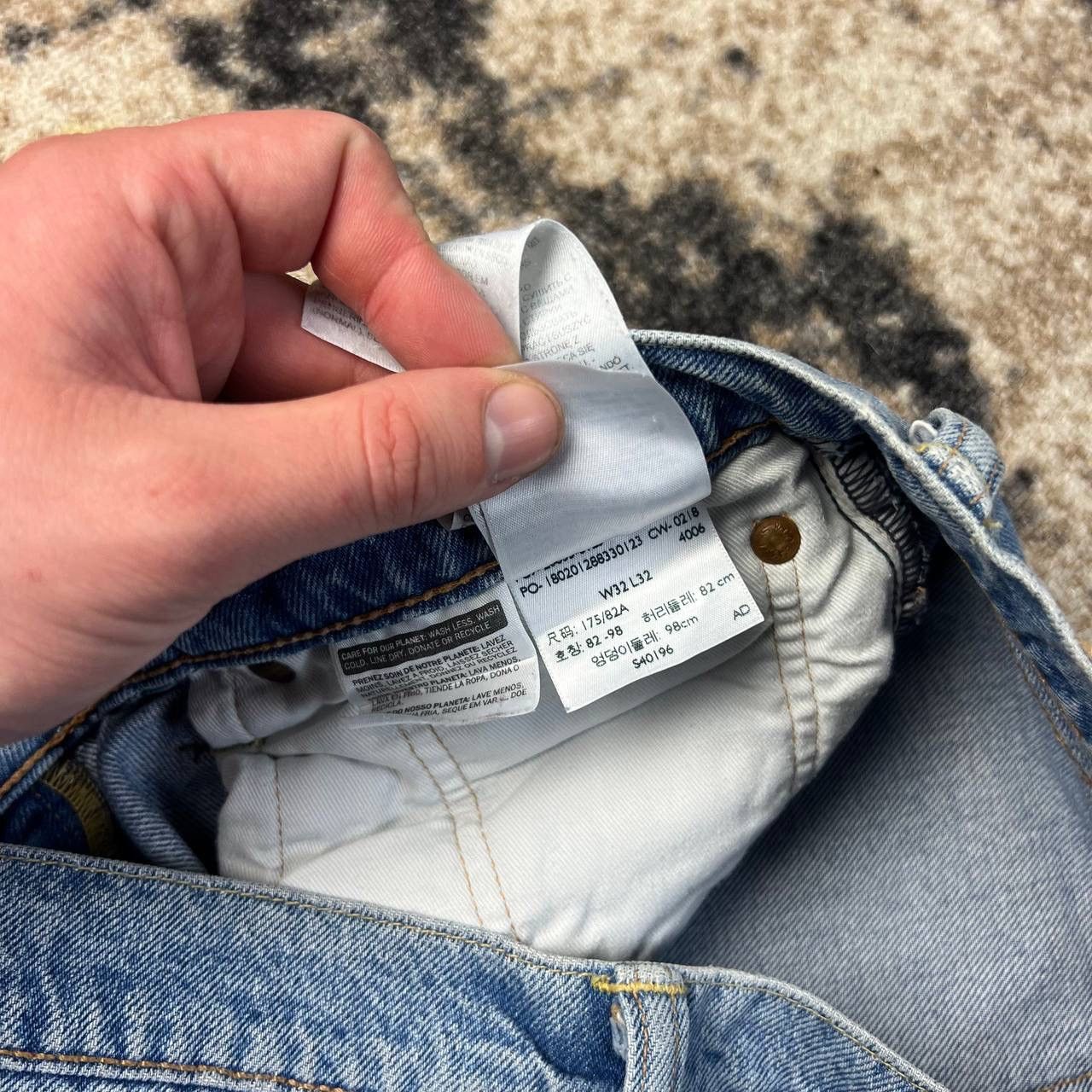 Levi's 512 Levis Vintage Blue Denim Jeans Streetwear Style Size US 32 / EU 48 - 8 Thumbnail