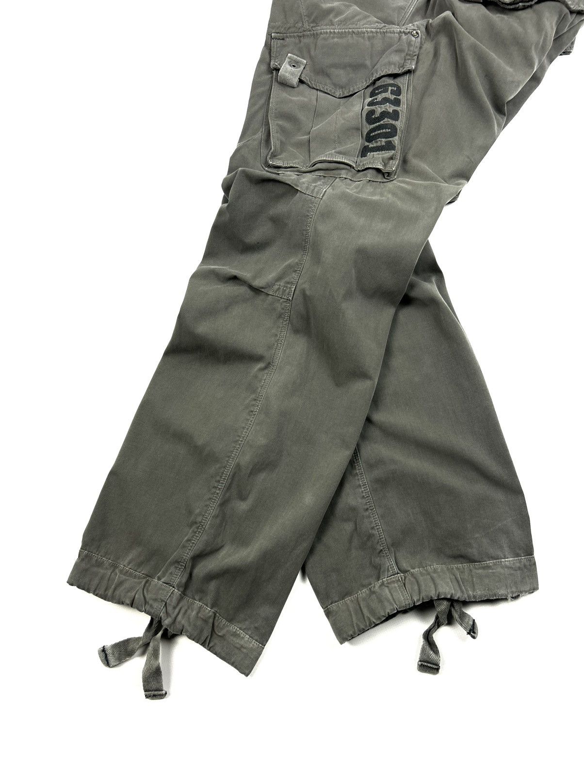 G-Star Vintage G-star Raw 3301 Cargo Pants Grey Japanese Y2K Size US 32 / EU 48 - 11 Thumbnail