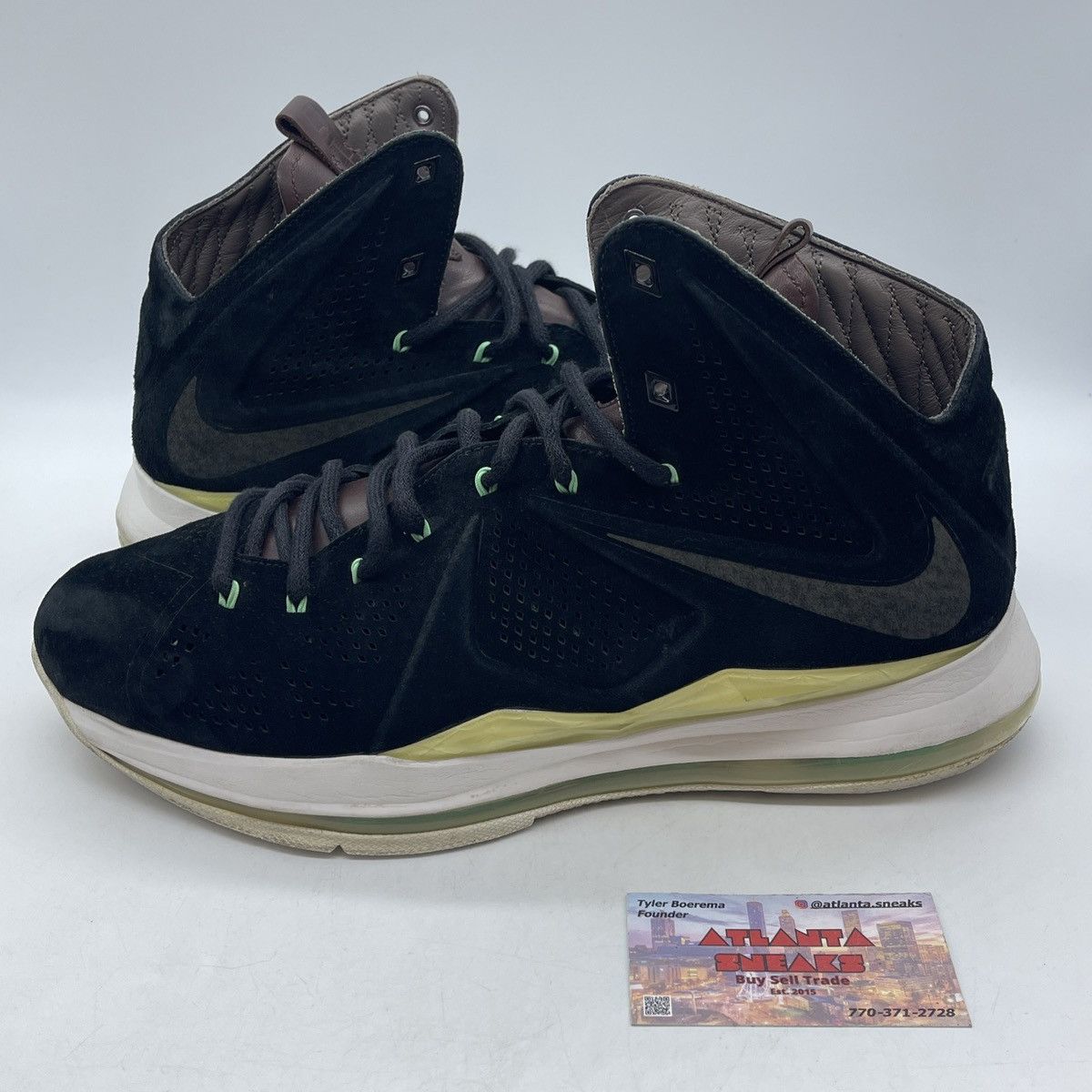 Nike Lebron 10 black suede Size US 13 / EU 46 - 1 Thumbnail