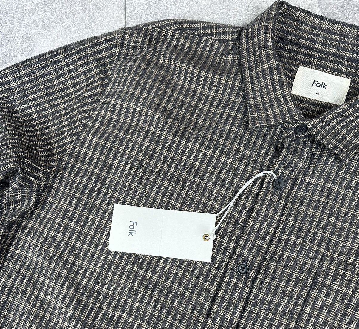 Folk Folk Flannel New Checked Shirt Button Up Size US XL / EU 56 / 4 - 6 Thumbnail