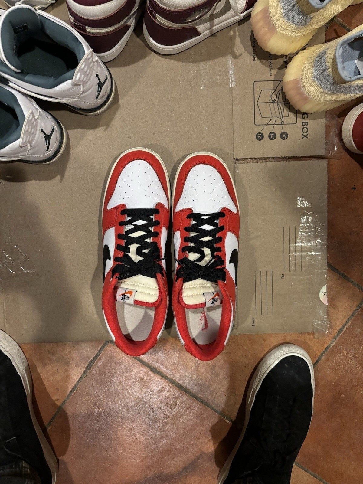 Nike Nike Dunk Low Split - Chicago Size US 14 / EU 47 - 3 Thumbnail