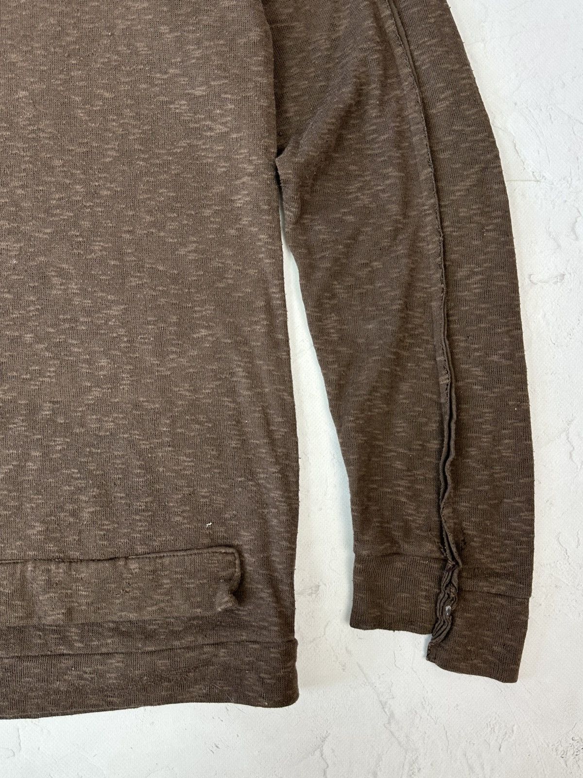 If Six Was Nine Y2K Vintage Religion Torn Distressed Brown Sweater Size US M / EU 48-50 / 2 - 6 Thumbnail
