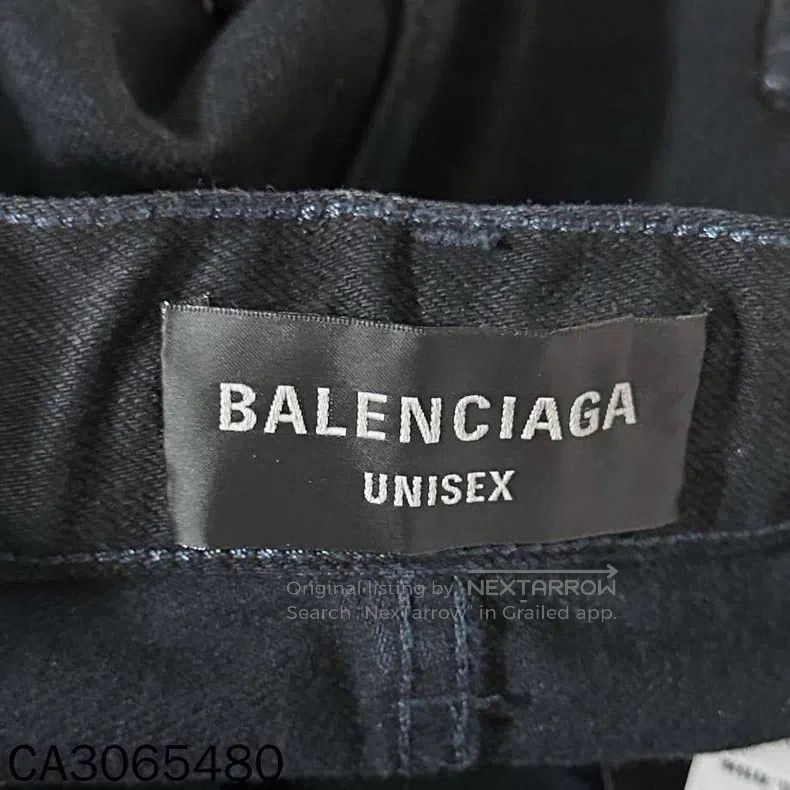 Balenciaga Balenciaga size S Distressed Deep Blue Lumberjack Denim Pa Size US 27 - 7 Thumbnail