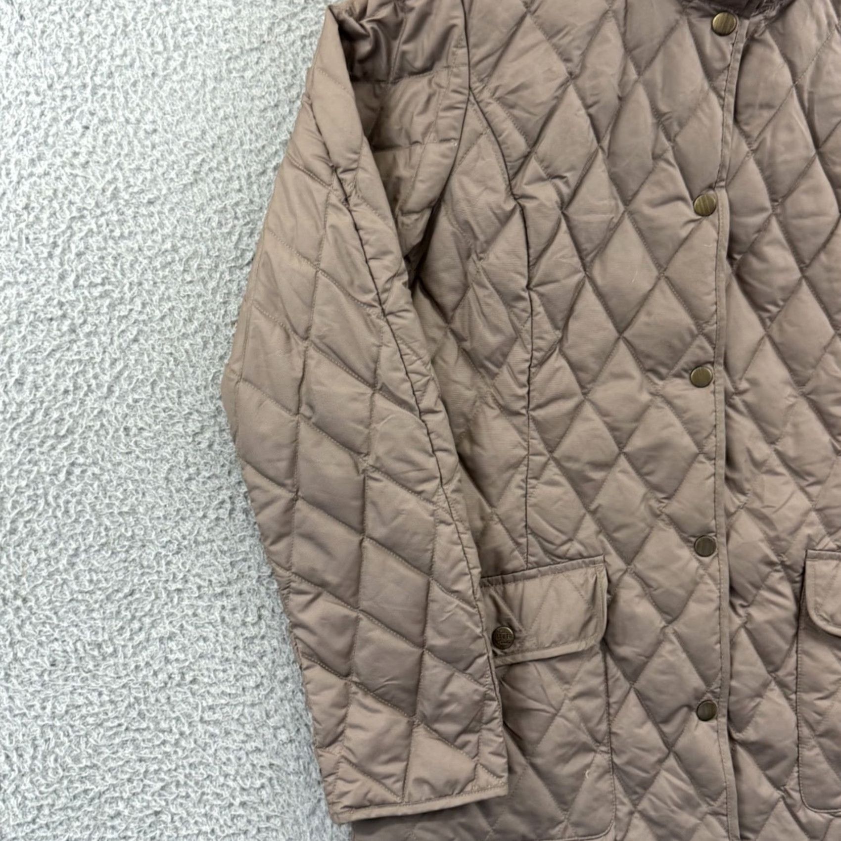 Eddie Bauer Eddie Bauer Puffer Jacket Women Small Brown EB550 Goose Down Quilted Lightweight Jacket Size S / US 4 / IT 40 - 4 Thumbnail