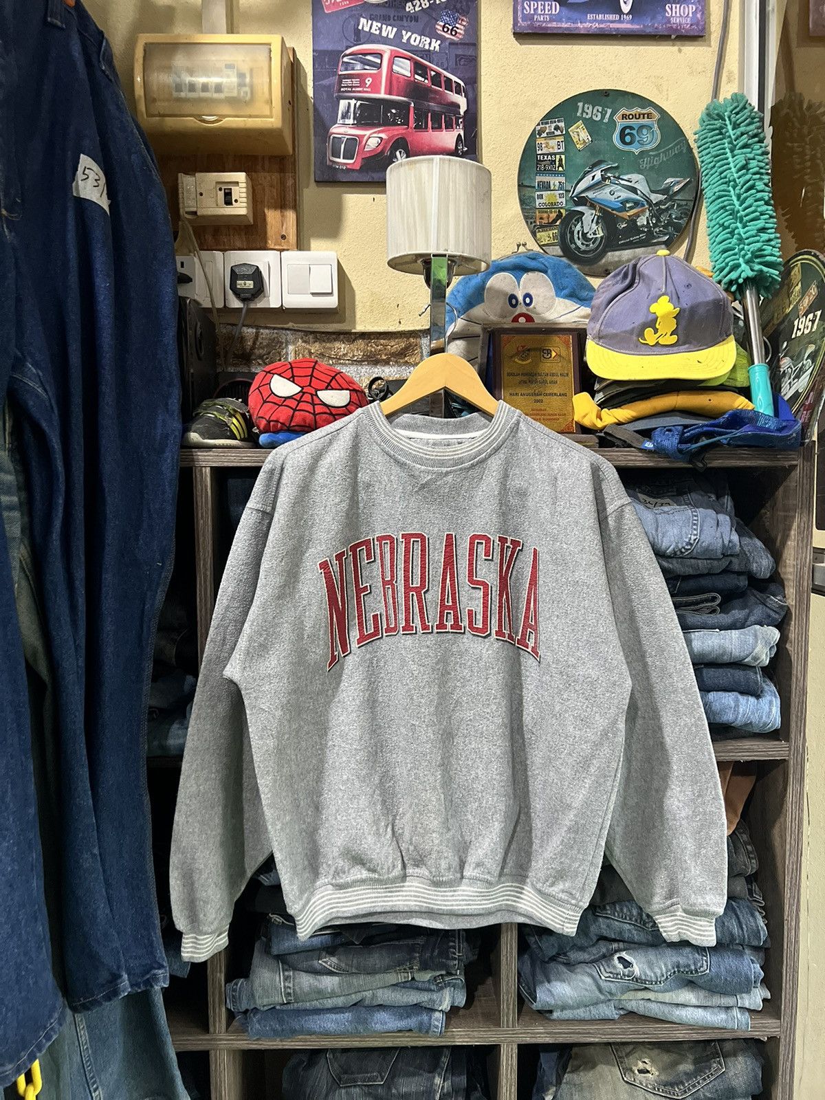 Nebraska crewneck sweatshirt hotsell