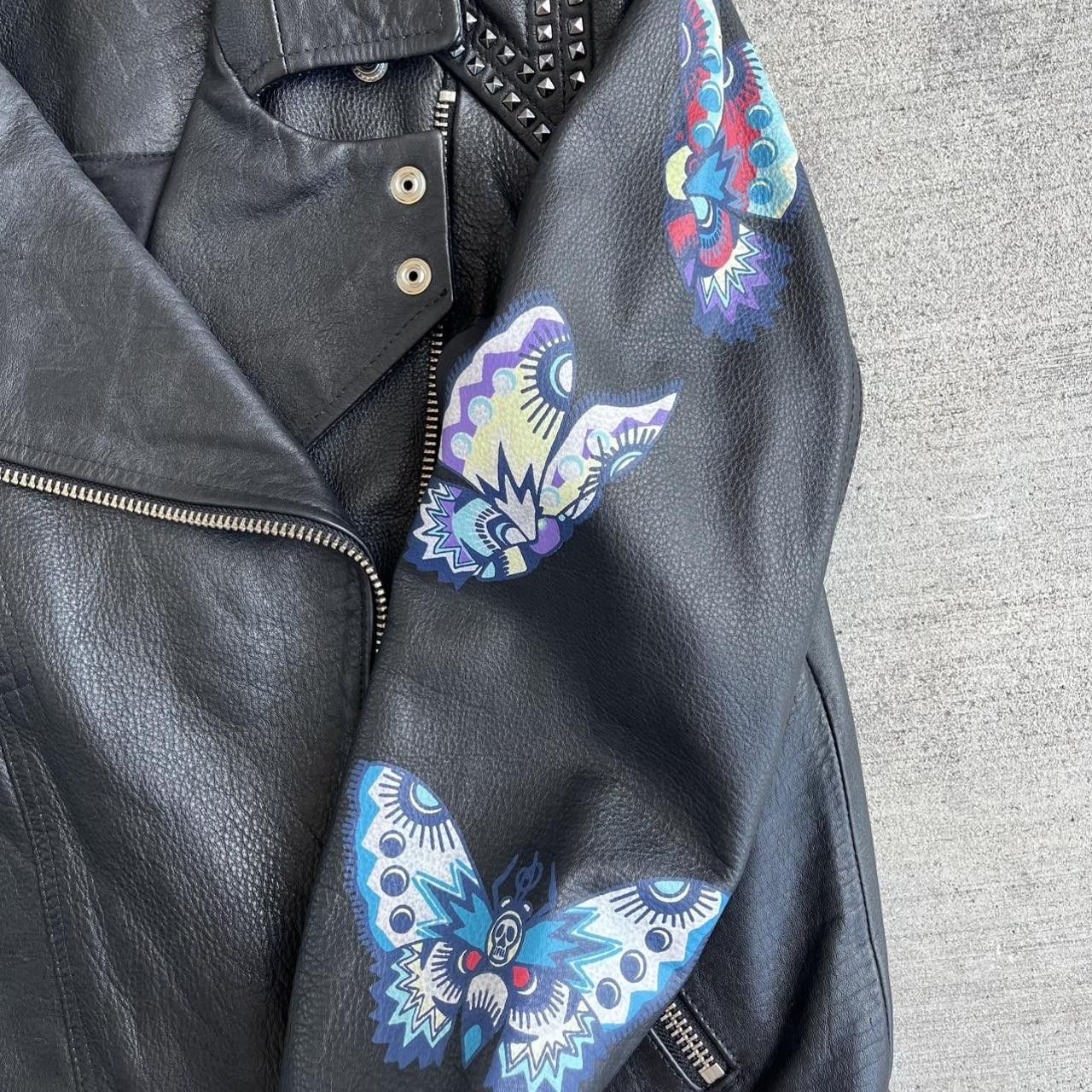 Zadig & Voltaire Zadig Voltaire Kawai Cuir Paint 100% Cow Leather Biker Size M / US 6-8 / IT 42-44 - 7 Thumbnail