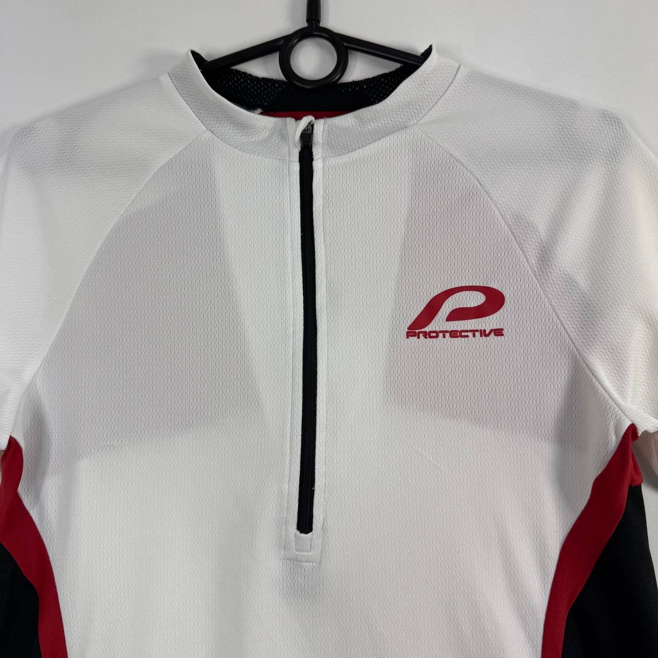 Other Protective Cycling Jersey White Short Sleeve Bike Shirt M Size US M / EU 48-50 / 2 - 2 Thumbnail