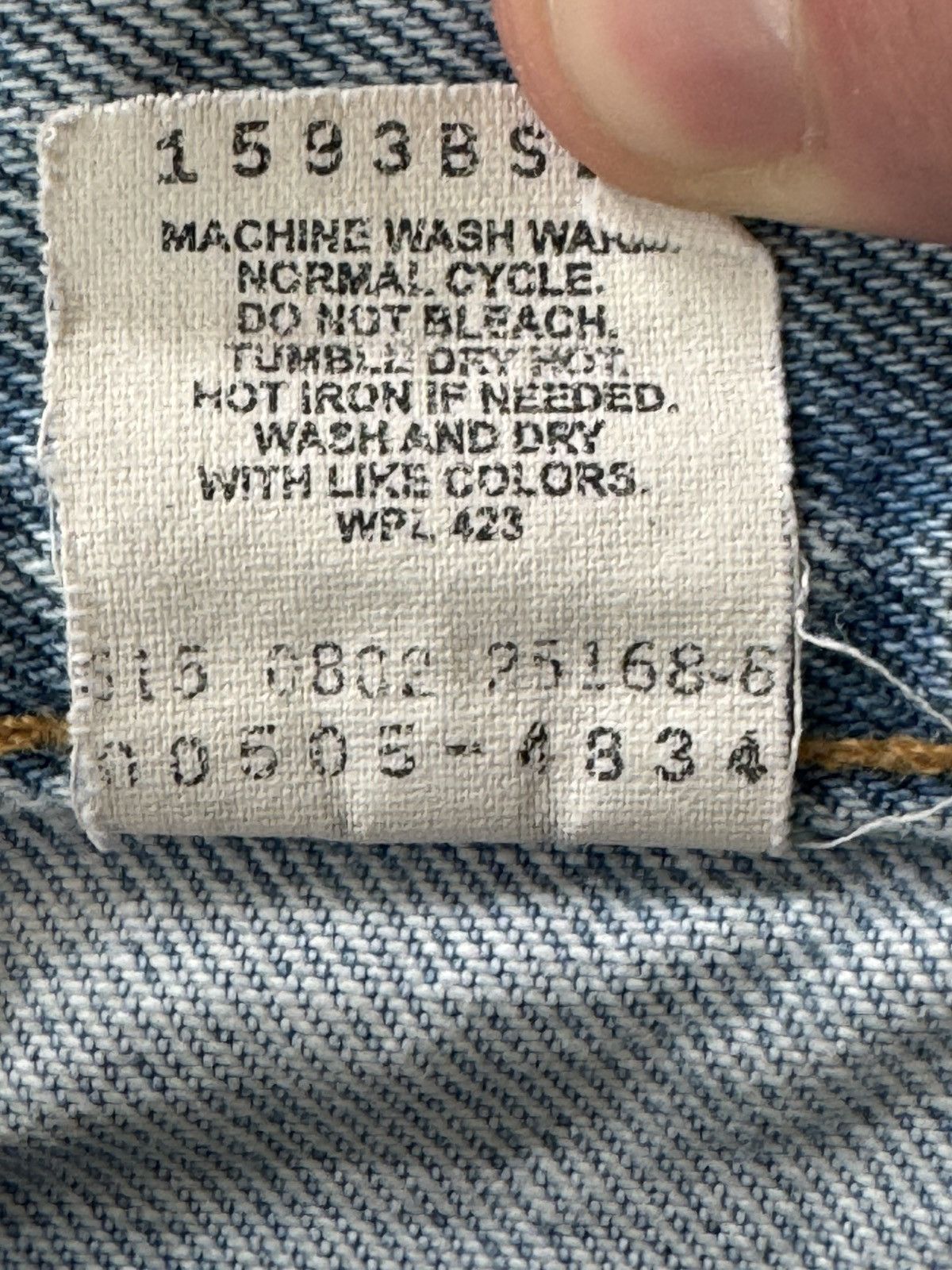 Levi's Vintage Levi's 505 jeans denim 90s Y2K USA made light wash Size US 37 - 5 Thumbnail