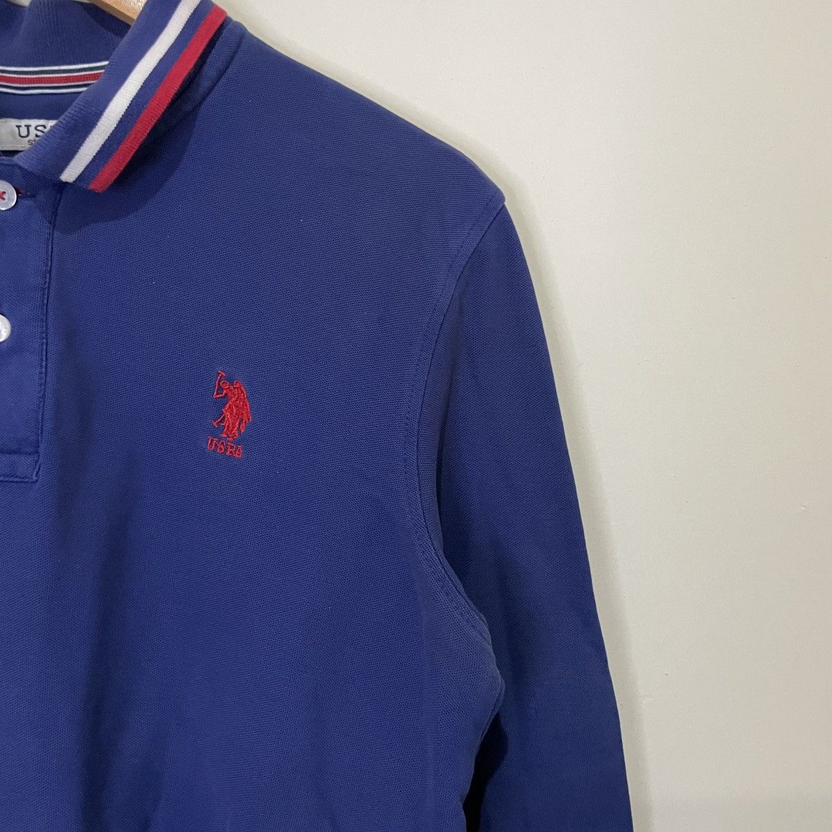 U.S. Polo Assn. U.S. Polo Assn. long-sleeve polo shirt in navy blue cotton Size US XL / EU 56 / 4 - 4 Thumbnail