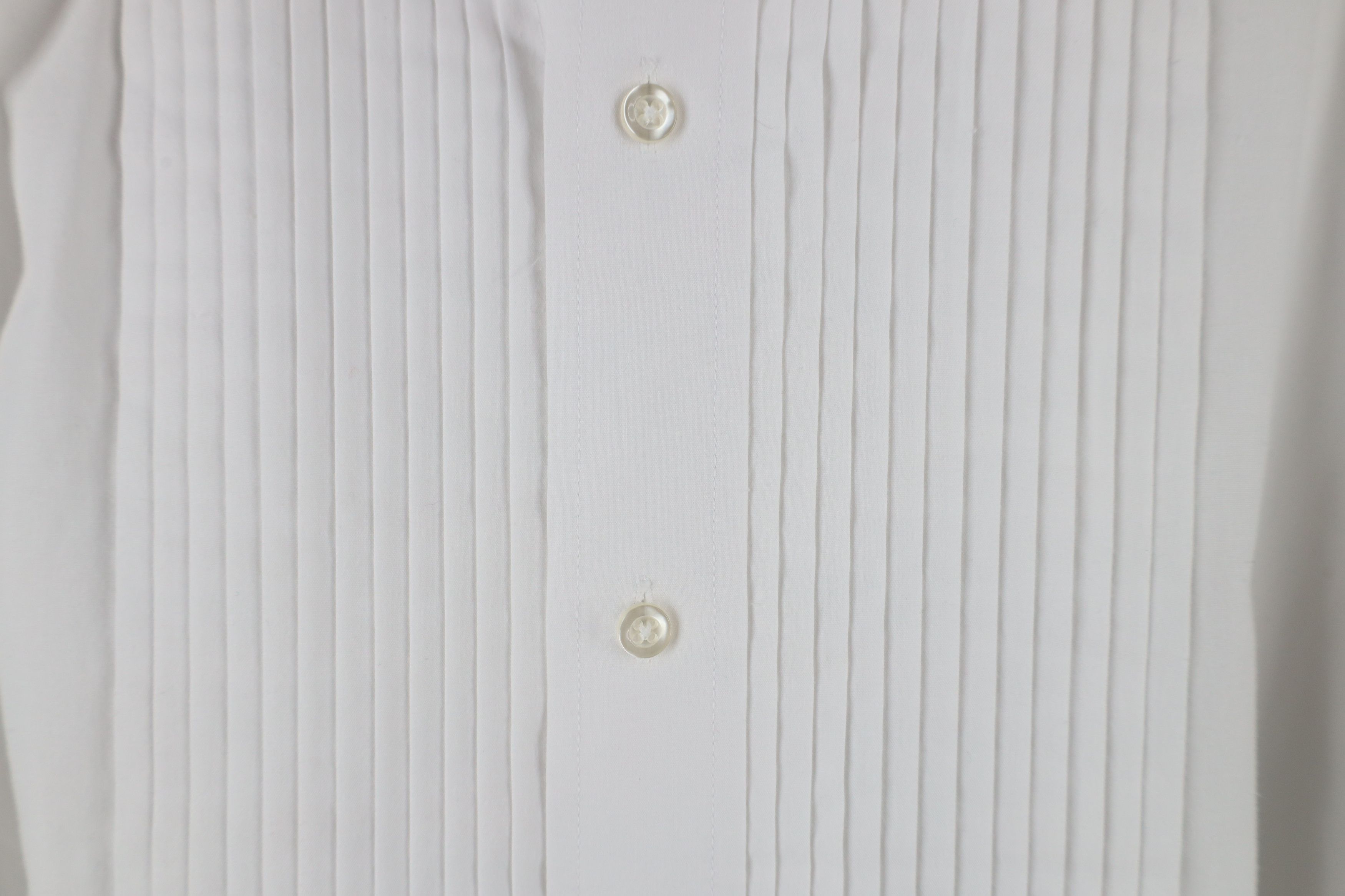 Vintage Vintage 90s Streetwear Prom Wedding Button Shirt White Size US L / EU 52-54 / 3 - 6 Thumbnail
