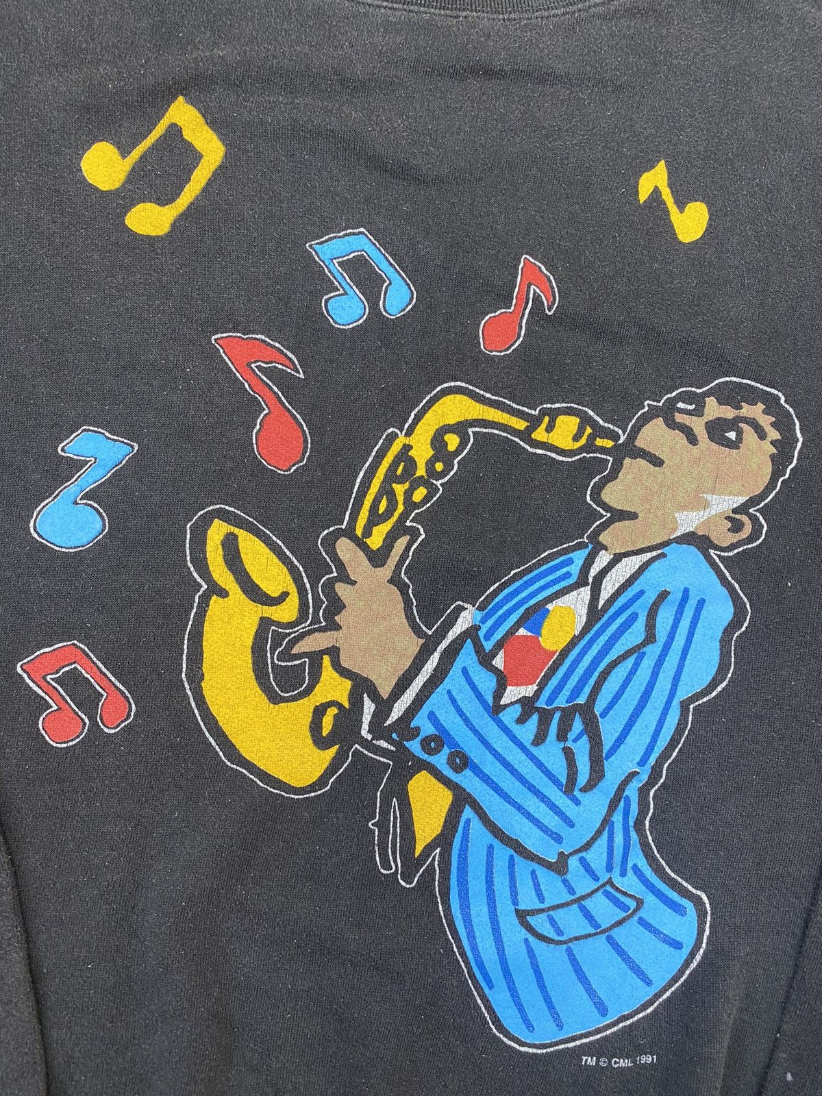 Vintage Vtg 90s Five Guys Named Moe Classic Jazz Musical Sweatshirt Size US XL / EU 56 / 4 - 5 Thumbnail