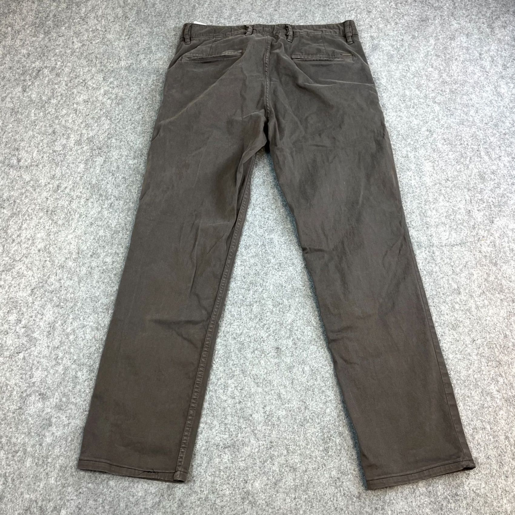 Vintage Hugo Boss Mens Chino Trousers Pants Slim Tapered Fit 32 Grey Stretch Preppy Size US 32 / EU 48 - 2 Thumbnail