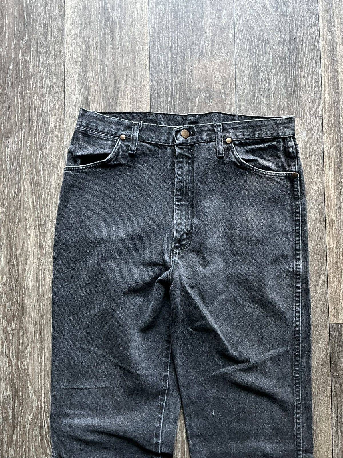 Wrangler Vintage Wrangler Faded Black Jeans Size US 32 / EU 48 - 6 Thumbnail