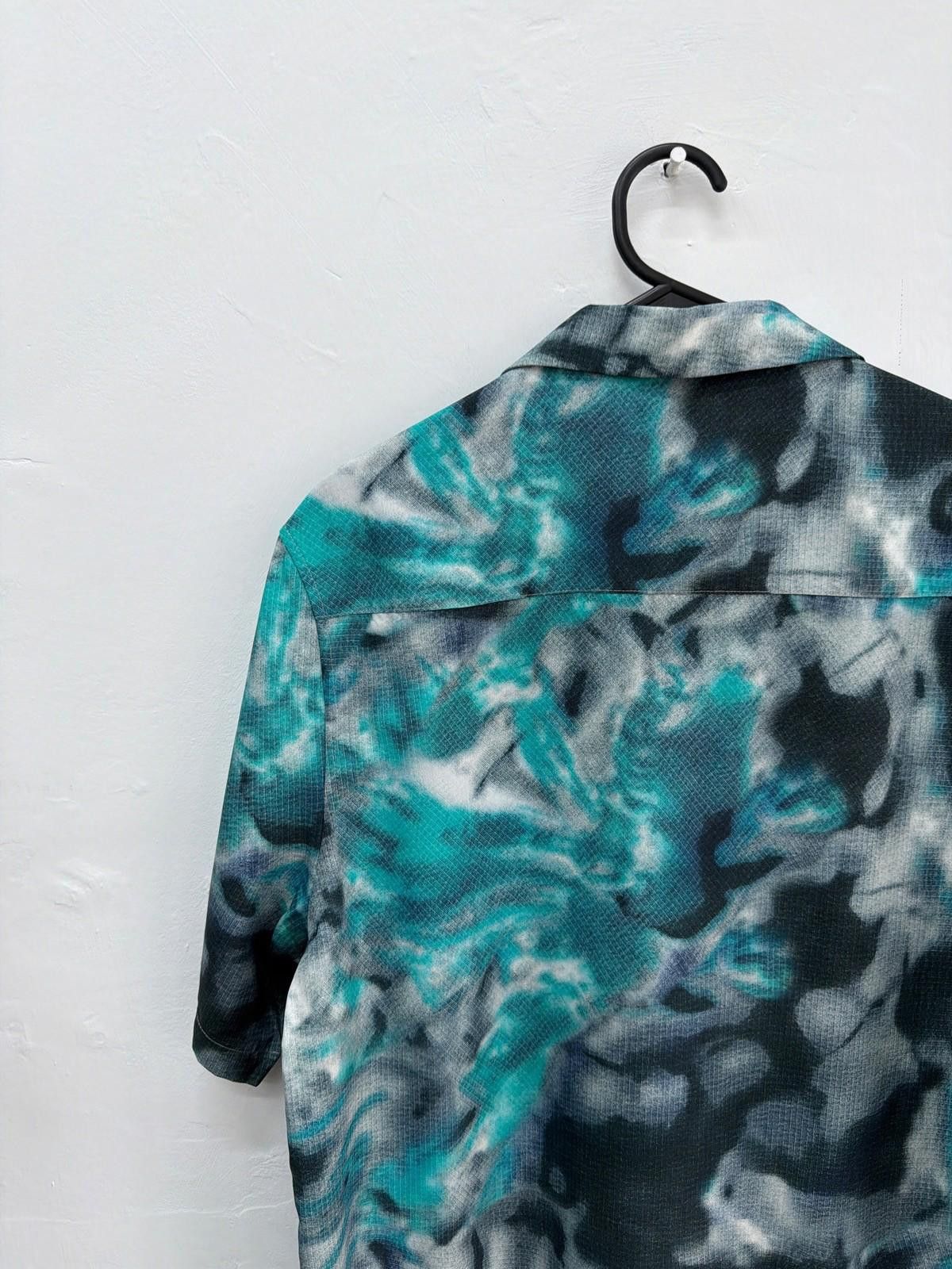 Ksubi new ksubi medium m short sleeve resort shirt green digital Size US M / EU 48-50 / 2 - 5 Thumbnail