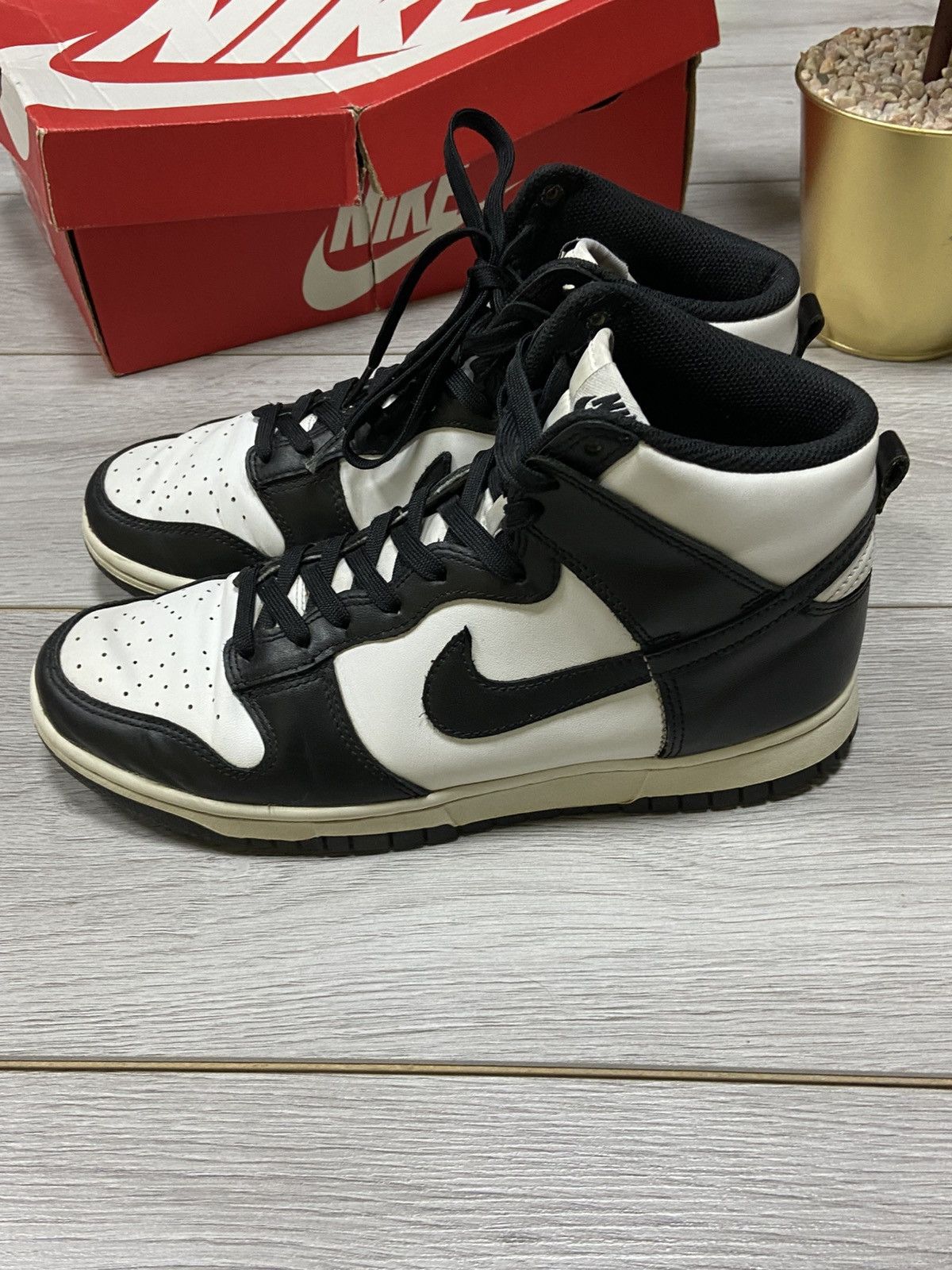 Nike Nike dunk retro black white high with box Size US 8.5 / EU 41-42 - 8 Thumbnail