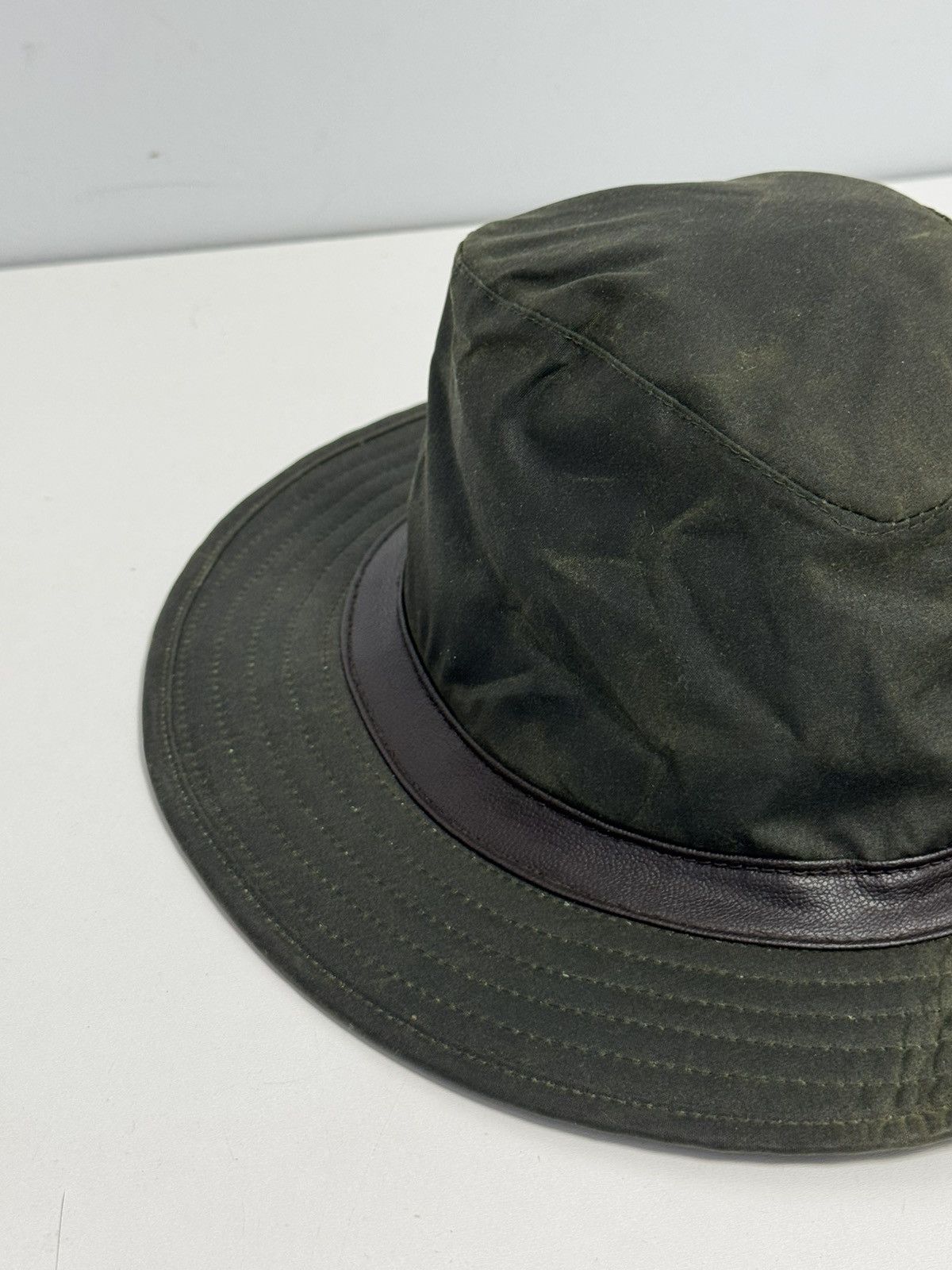 Barbour Barbour Vintage Waxed Cap Hat 90’s Size ONE SIZE - 3 Thumbnail