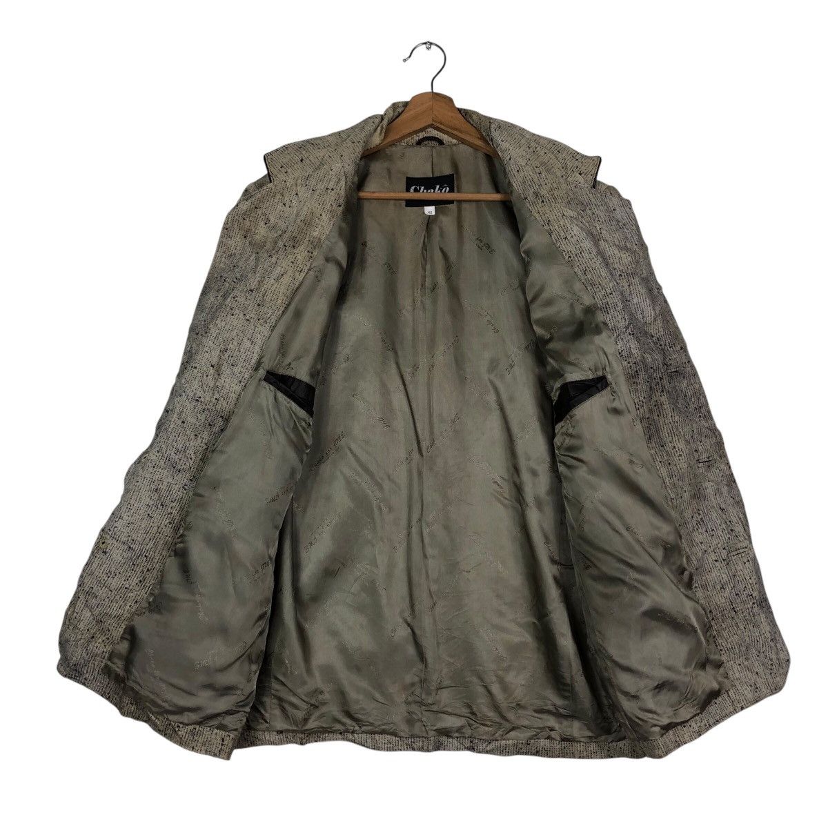Japanese Brand × Vintage 📌Vintage Leather Jacket Chore Work Chako Issey Miyake Size US M / EU 48-50 / 2 - 14 Thumbnail