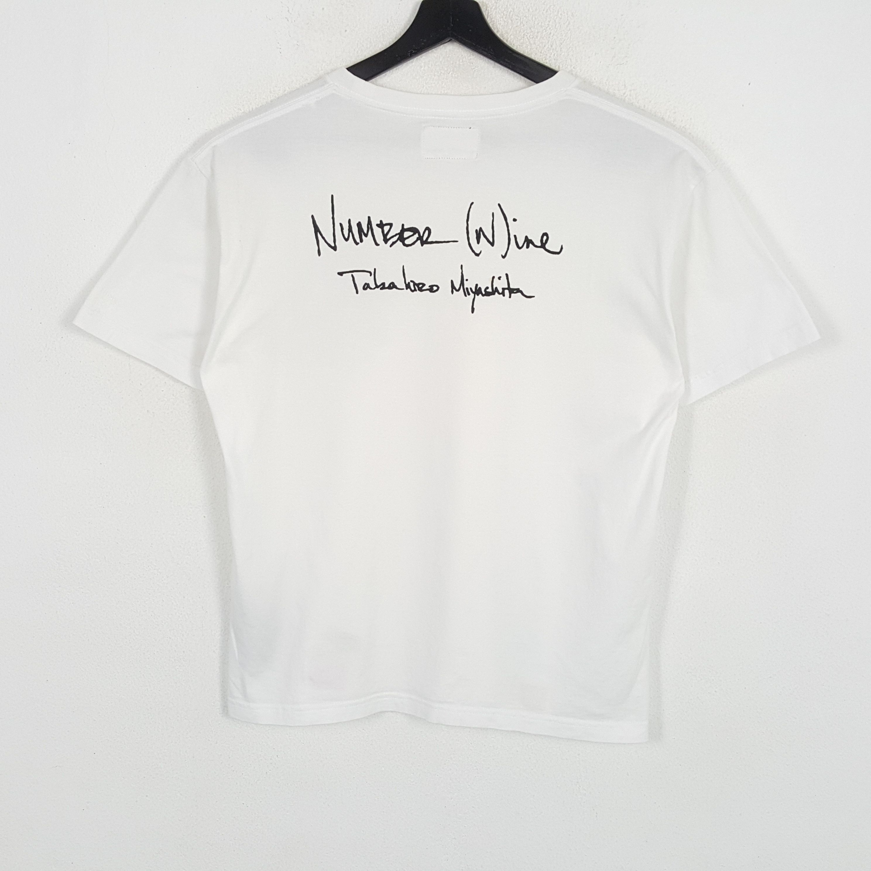 NUMBER NINE Japanese Brand Pocket Design Custom Art Tshirt