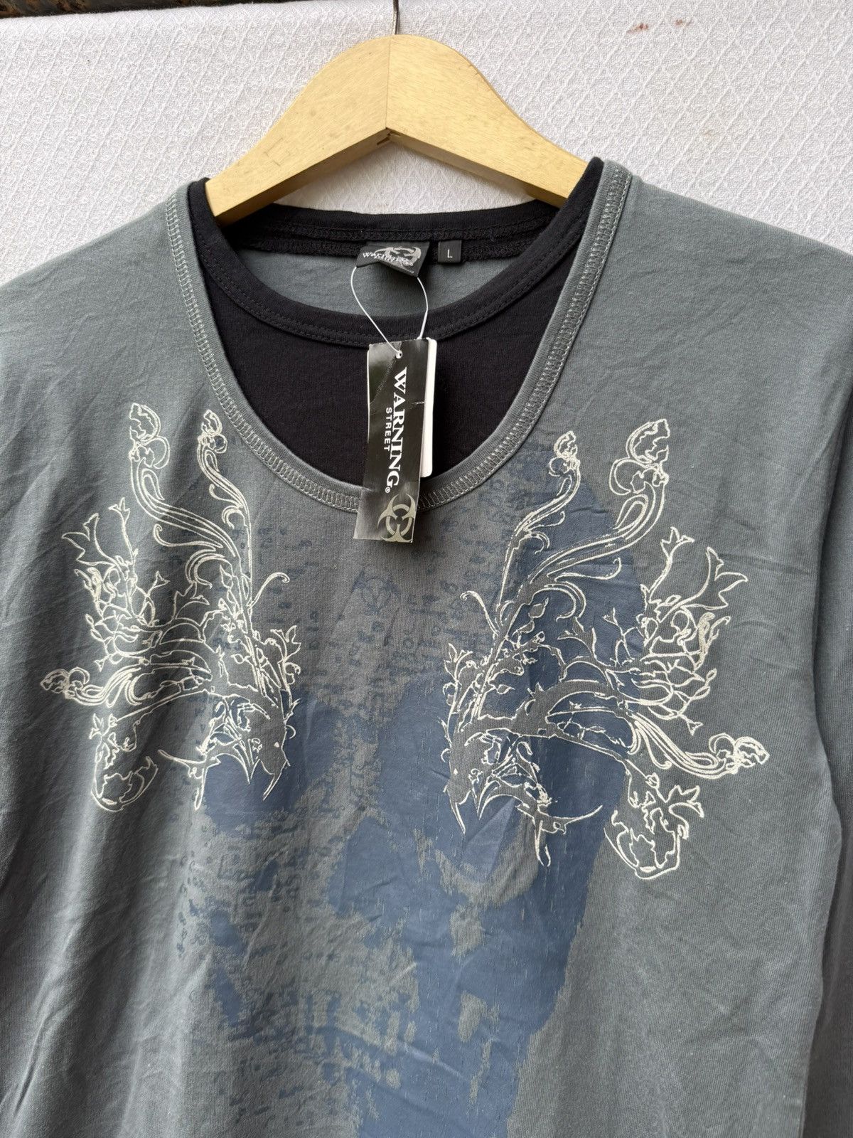 Japanese Brand 2000s - Warning Street Double Layers Size US M / EU 48-50 / 2 - 5 Thumbnail