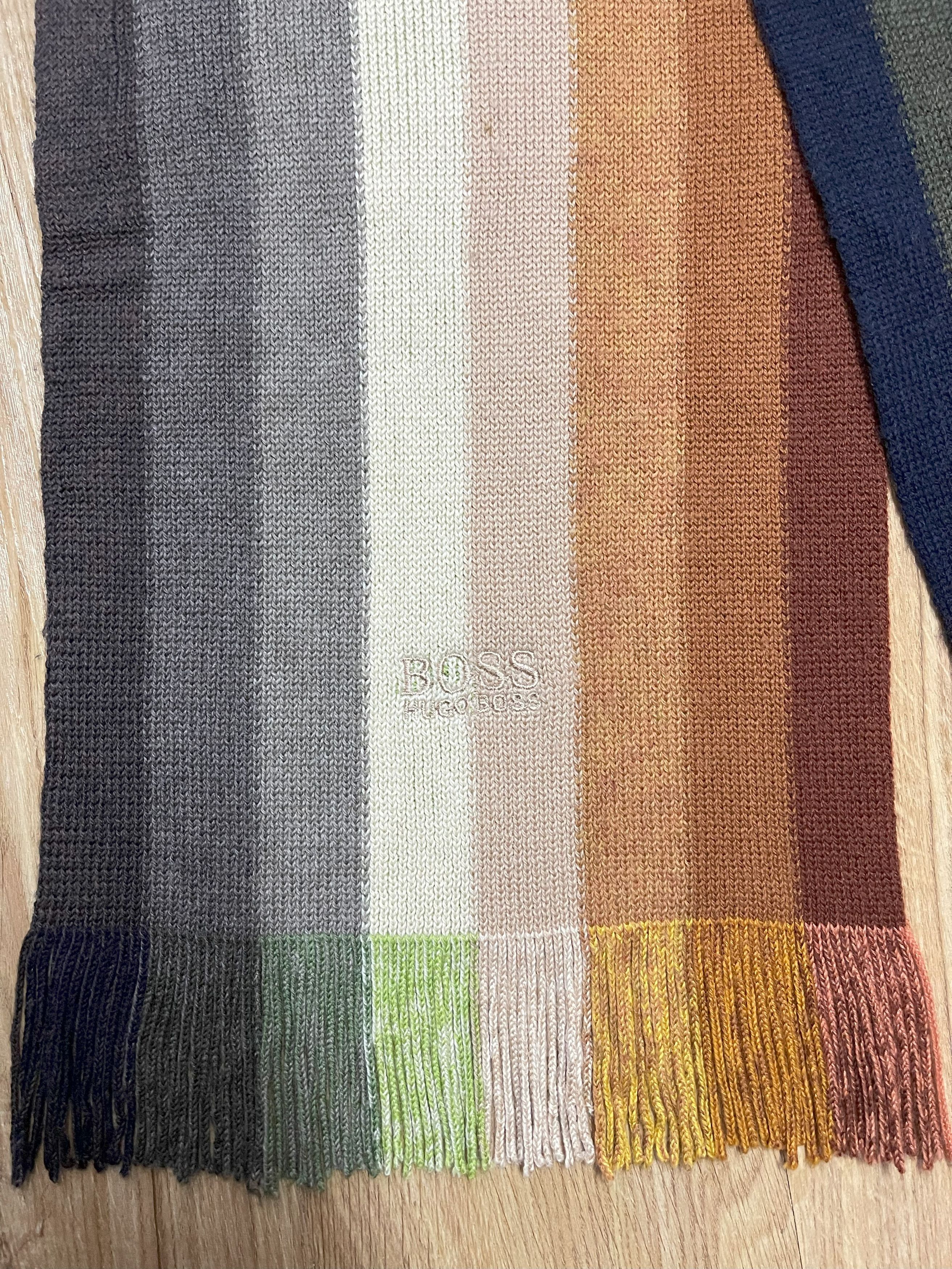 Hugo Boss Vintage Hugo Boss Scarf / Muffler - 6086 Size ONE SIZE - 11 Thumbnail