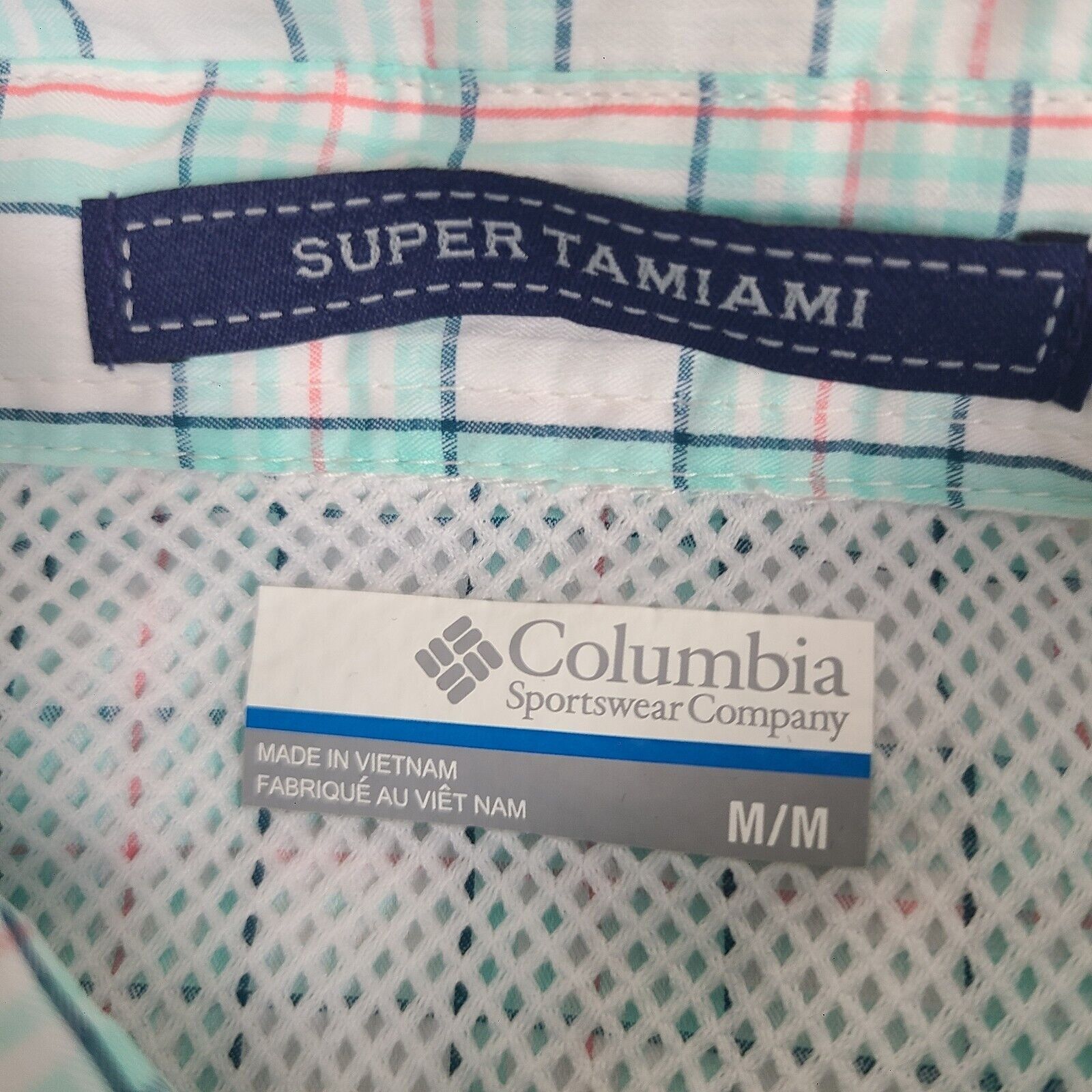 Columbia Columbia PFG Vented Shirt Mens M Green Plaid Super Tamiami L Size US M / EU 48-50 / 2 - 3 Thumbnail